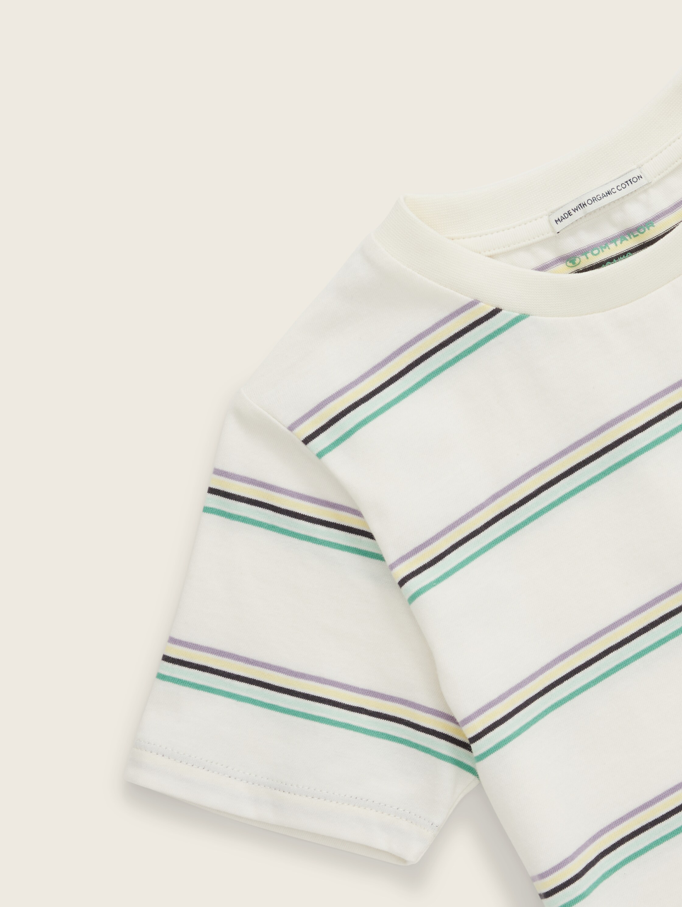 Gestreiftes T-Shirt mit Bio-Baumwolle - 3