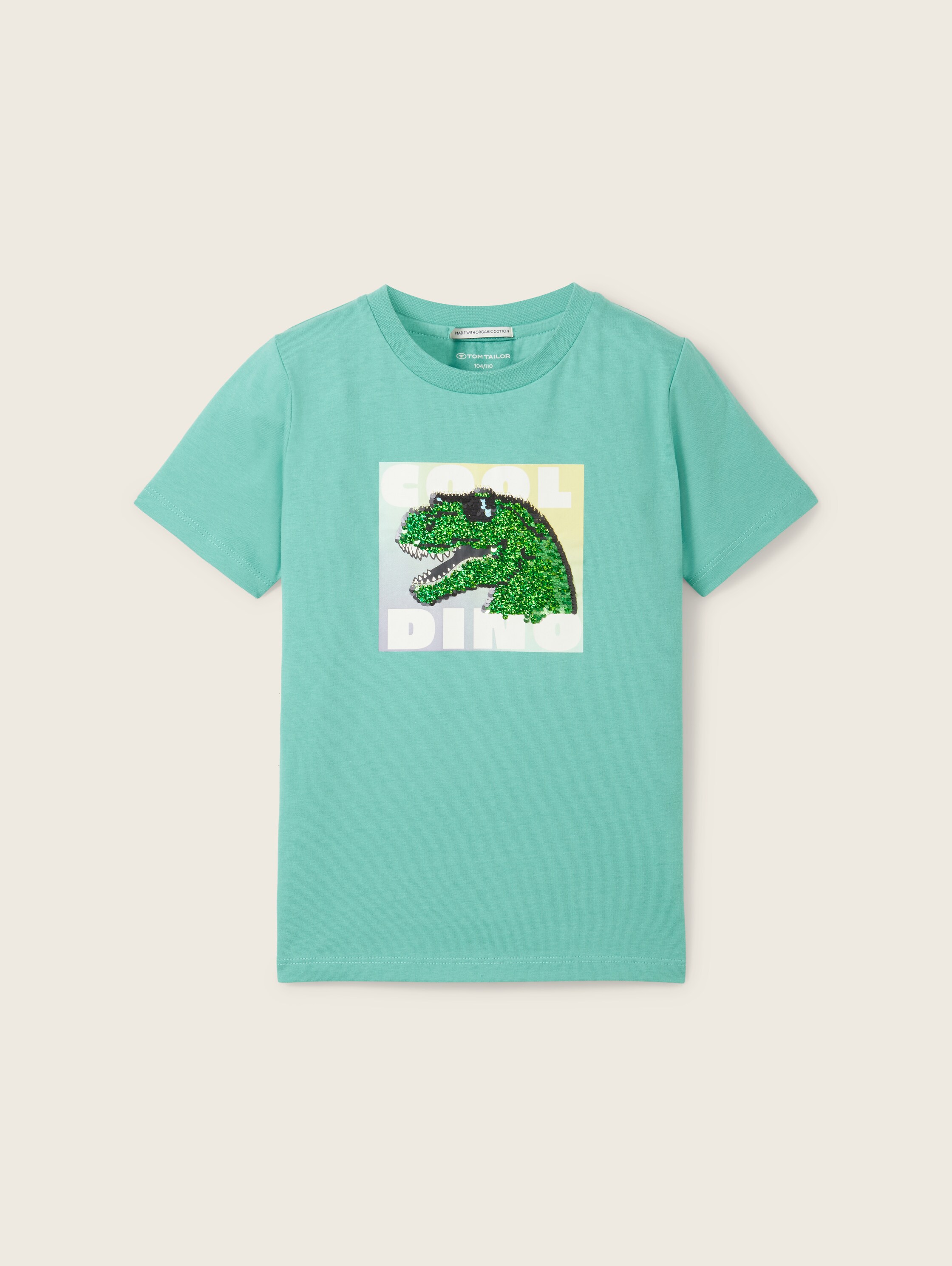 T-Shirt mit Bio-Baumwolle - grün - Produktansicht
