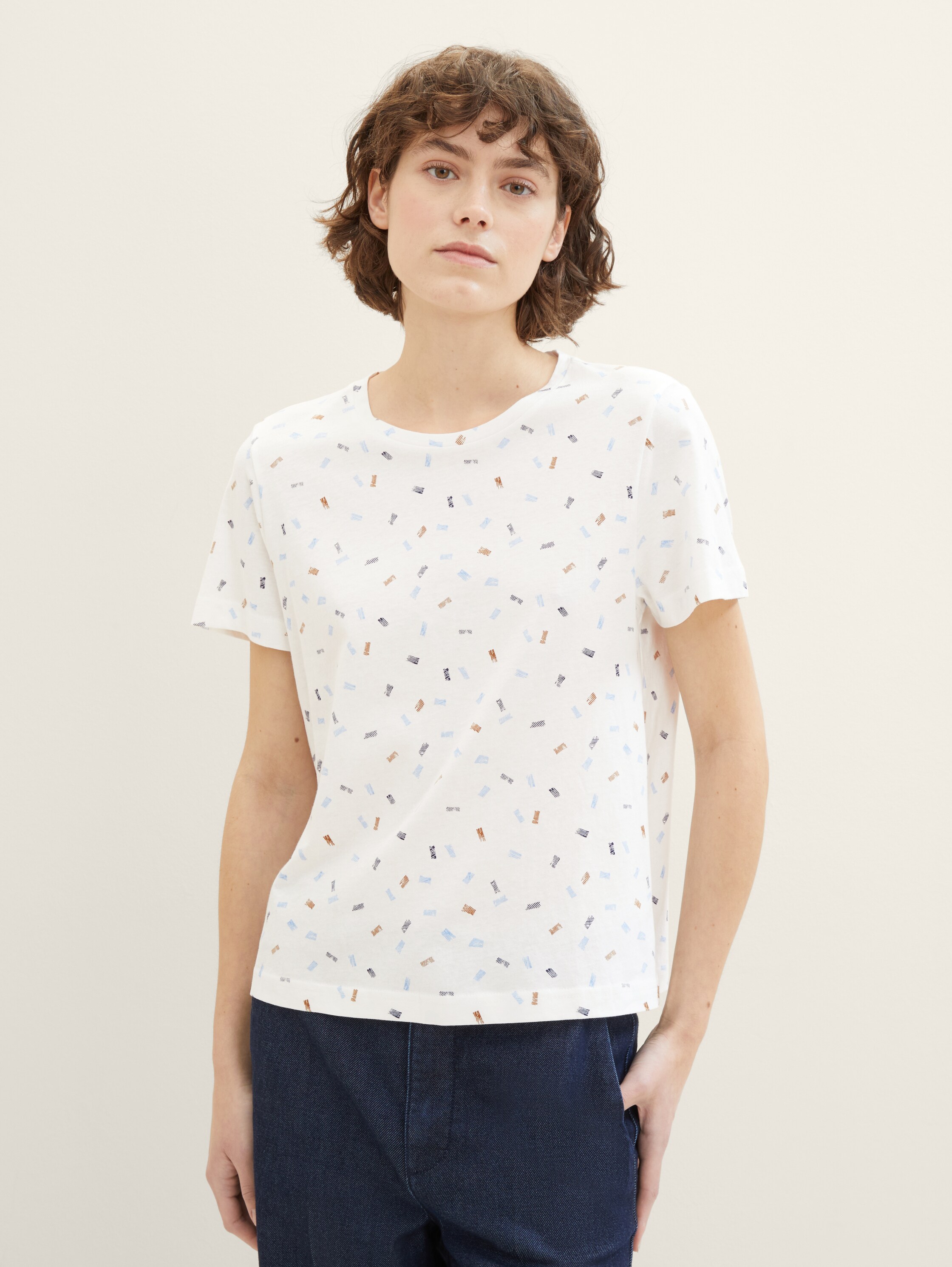 T-Shirt mit Print - 1