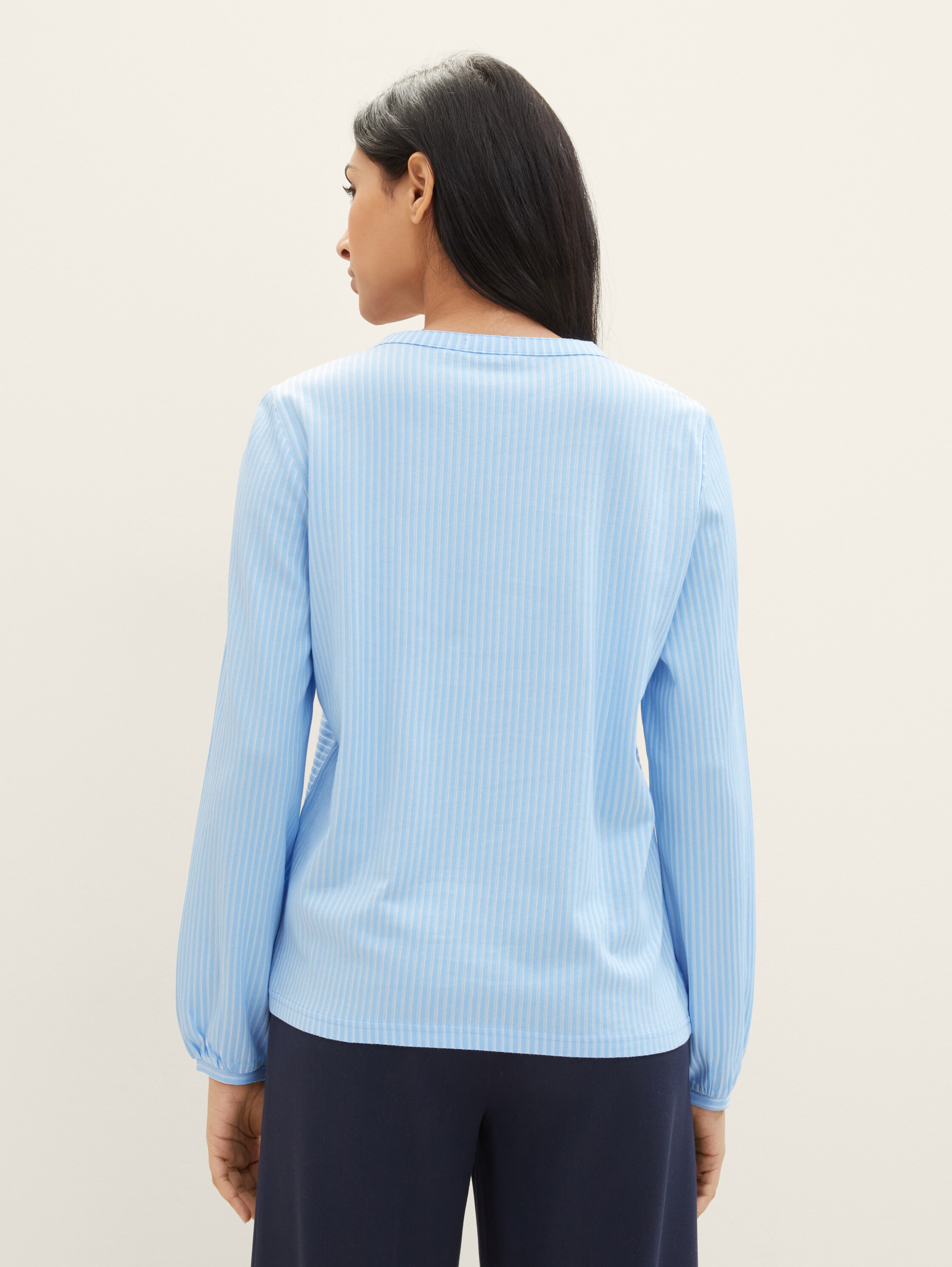 Bluse mit Streifenmuster - 4