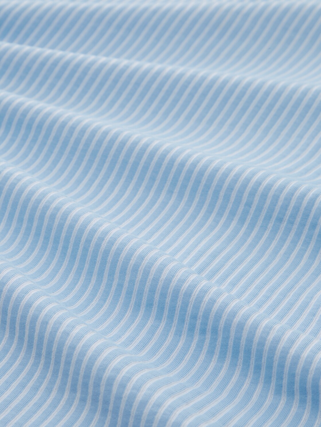 Striped blouse - blue white thin stripe - Material view