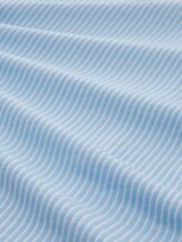 Bluse mit Streifenmuster - blue white thin stripe - Material-Ansicht