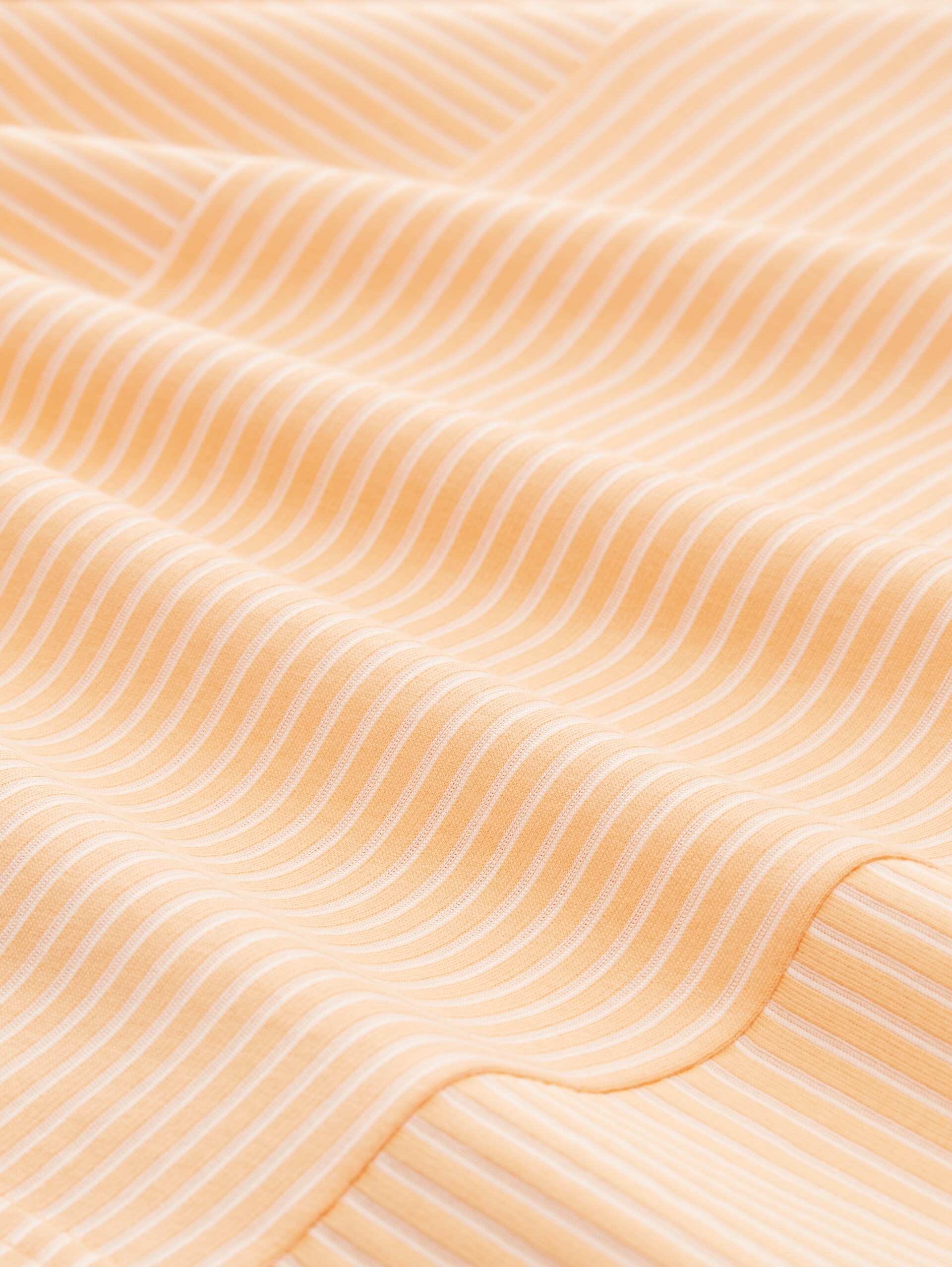 Blouse à rayures - coral beige thin stripe - Vue de la matière