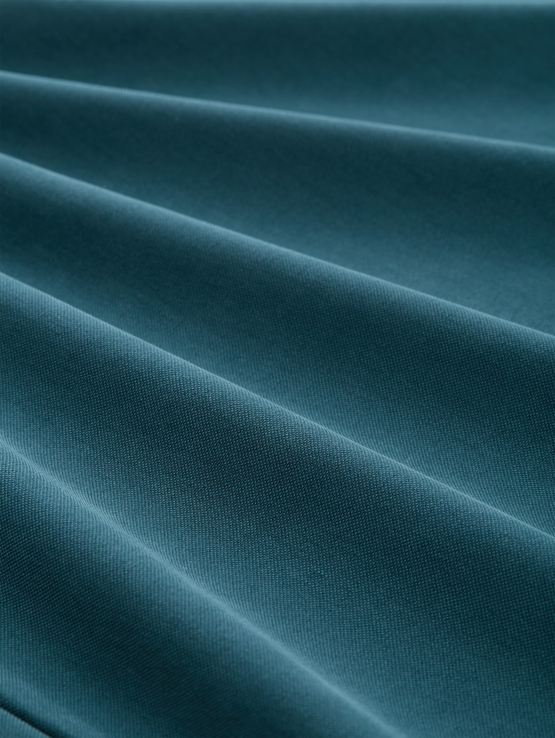 T-Shirt aus Materialmix - Deep Meadow Green - Material-Ansicht