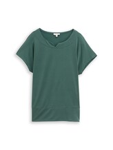 Niet geselecteerd, T-shirt van een materiaalmix door , groen