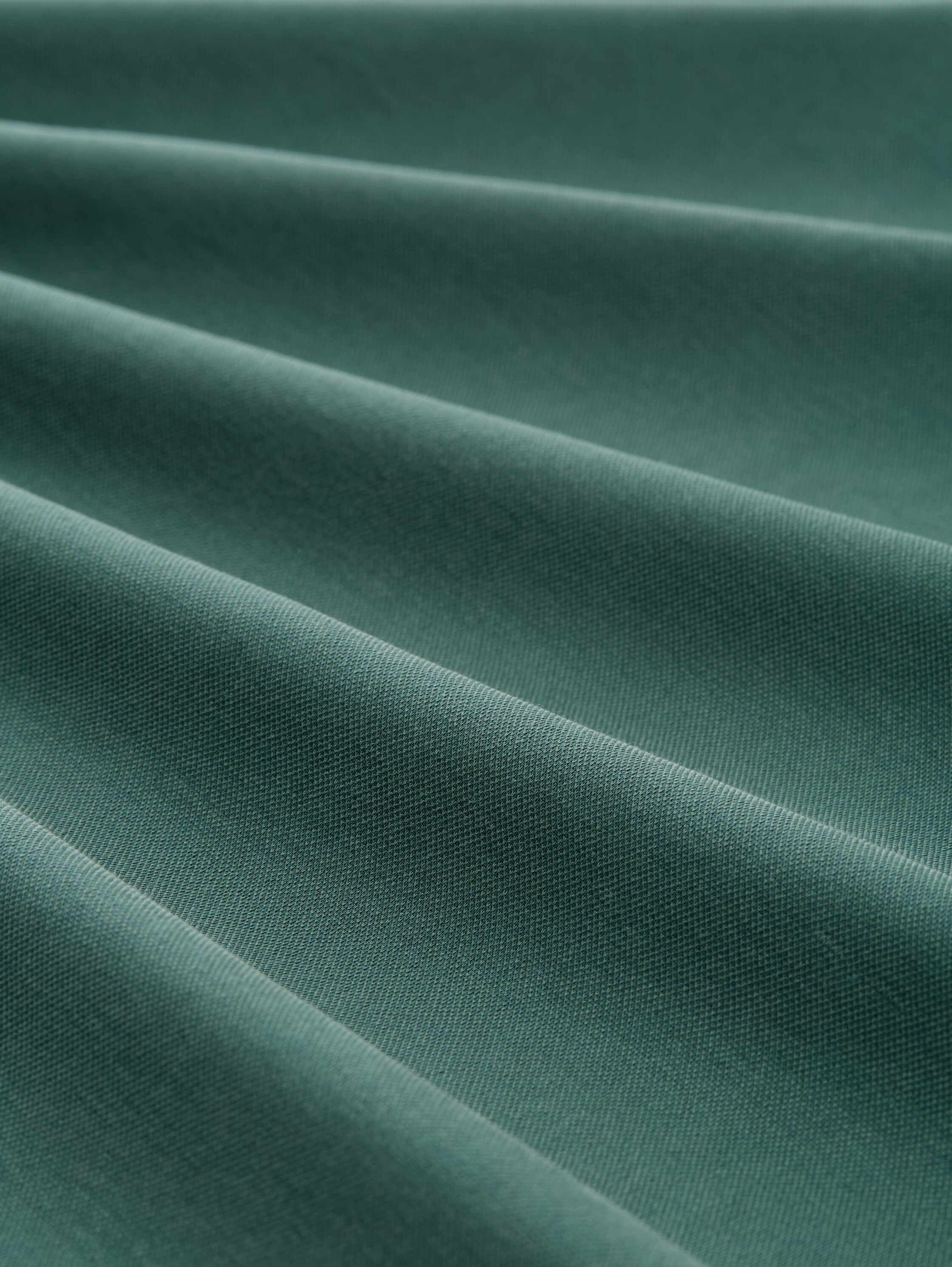 T-Shirt aus Materialmix - explorer_green - 