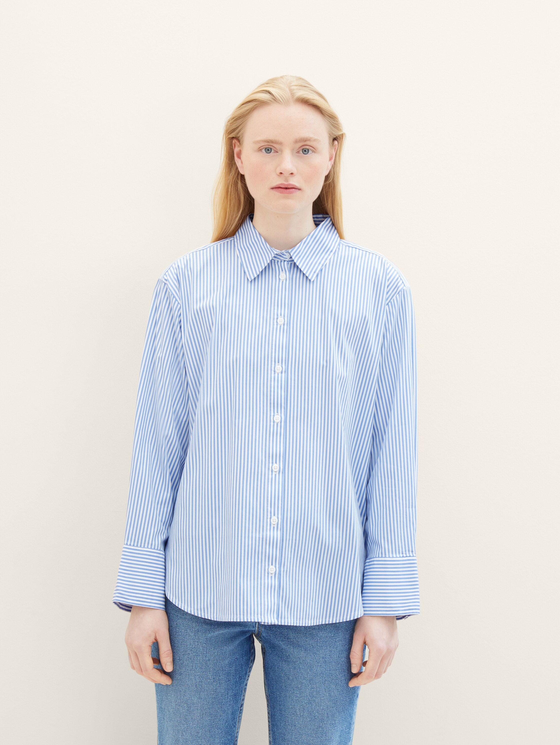 Gestreiftes Loose Fit Hemd - 3