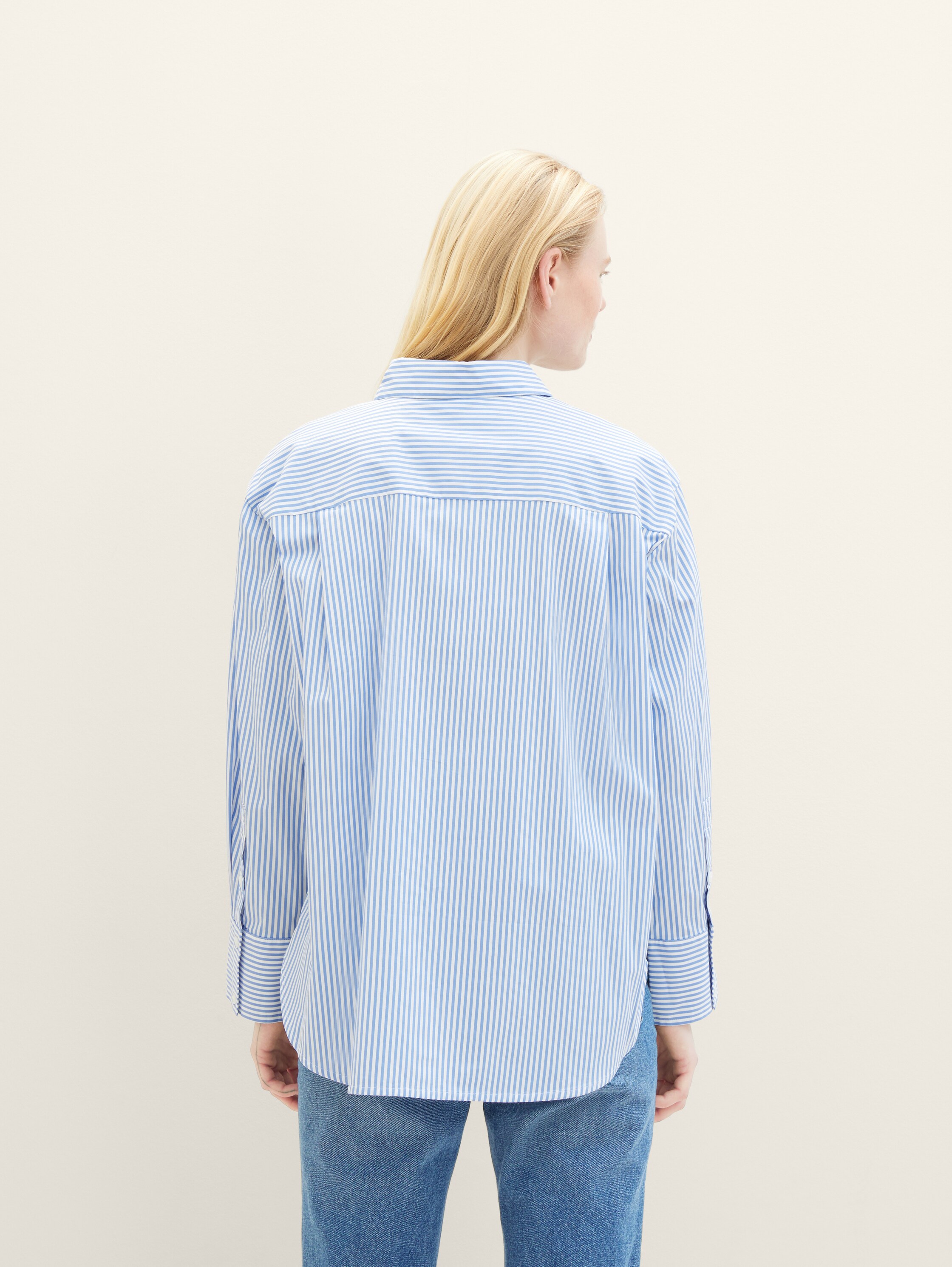 Gestreiftes Loose Fit Hemd - 4
