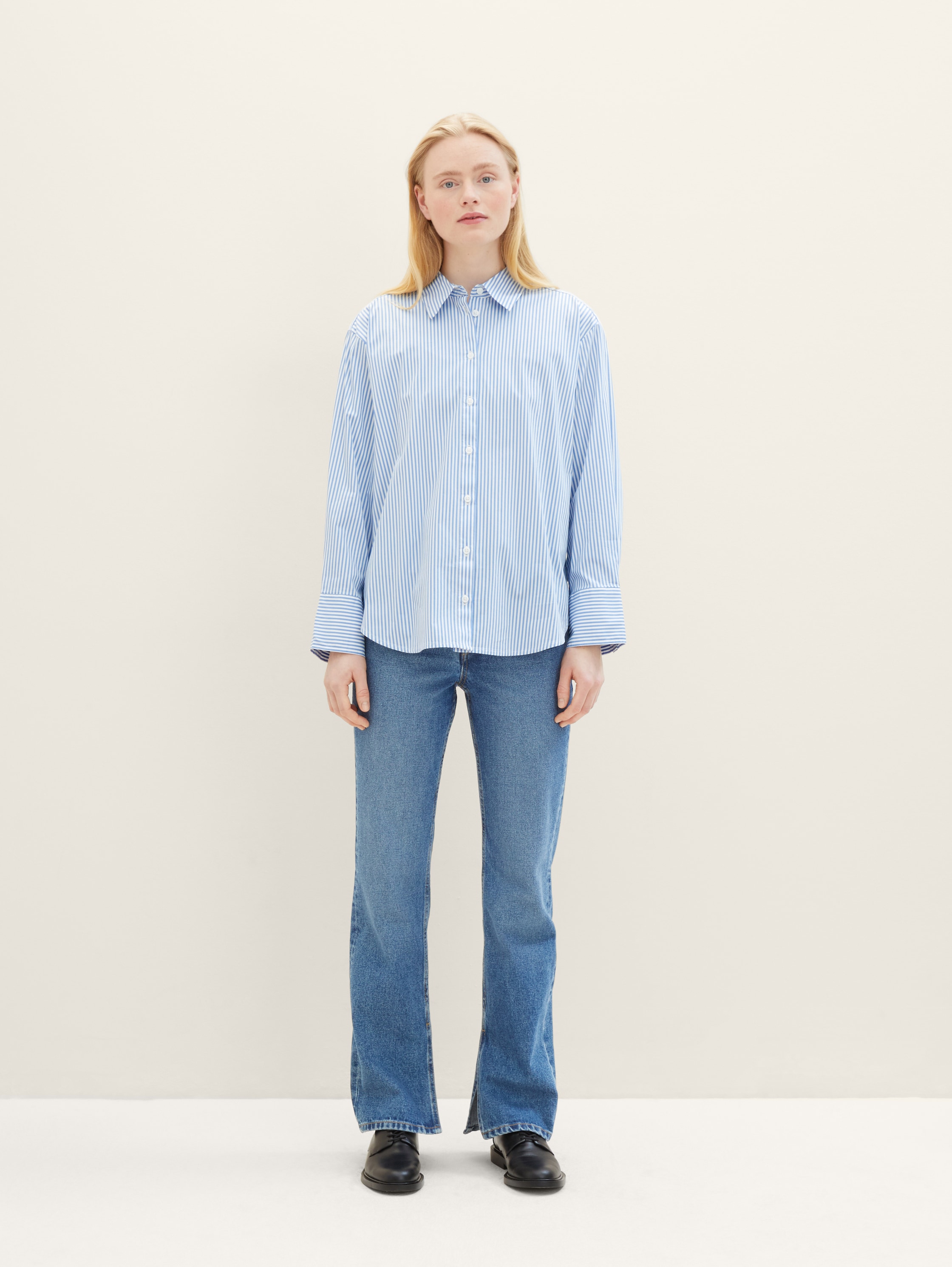 Gestreiftes Loose Fit Hemd - 2