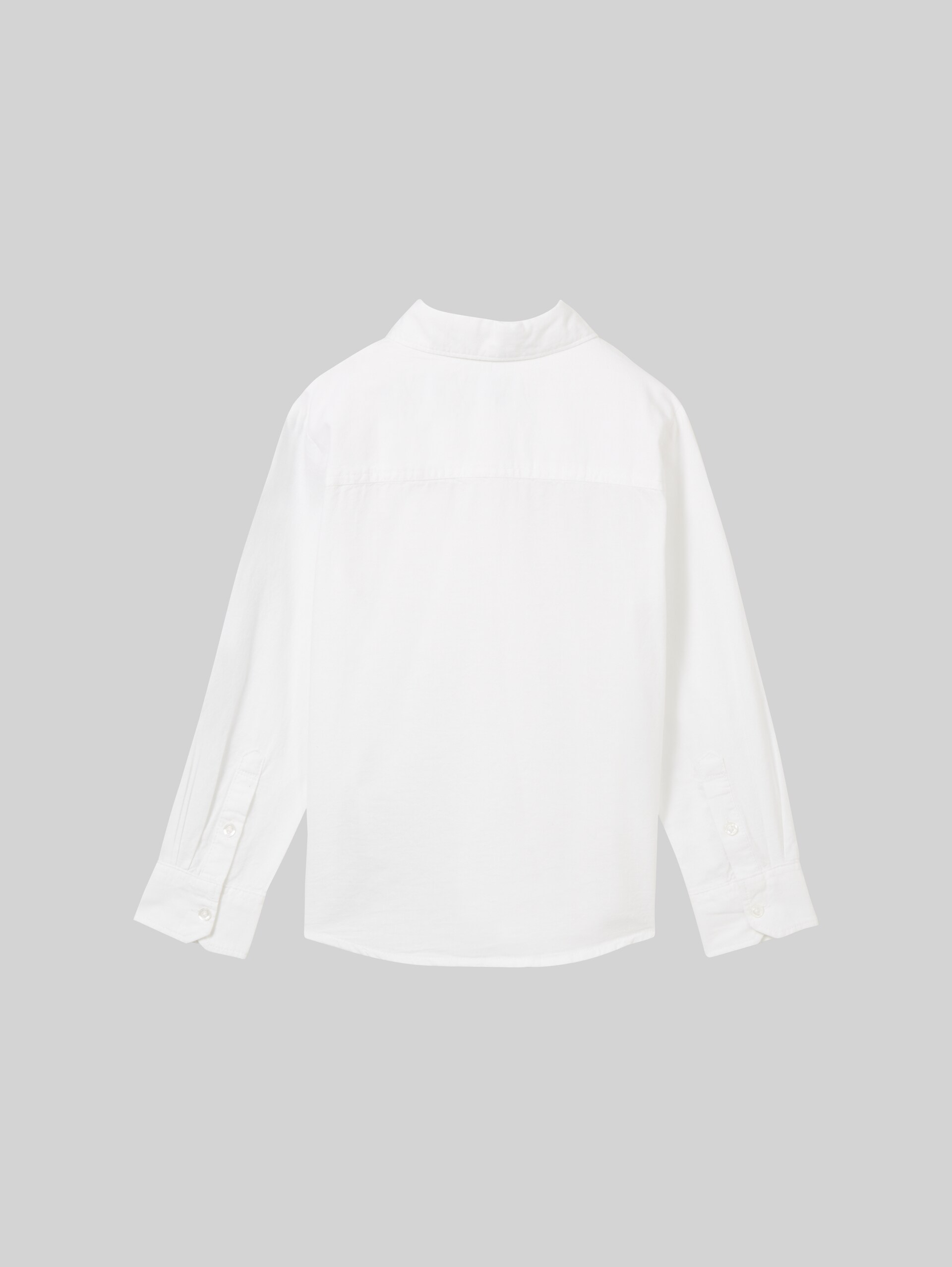 Chemise basique comportant du coton recyclé - White