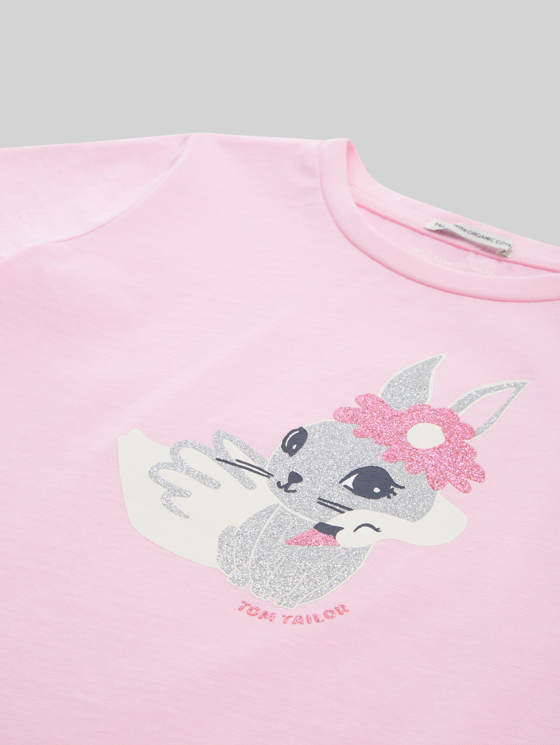 T-shirt comportant du coton bio - fresh summertime pink - Vue détaillée du modèle