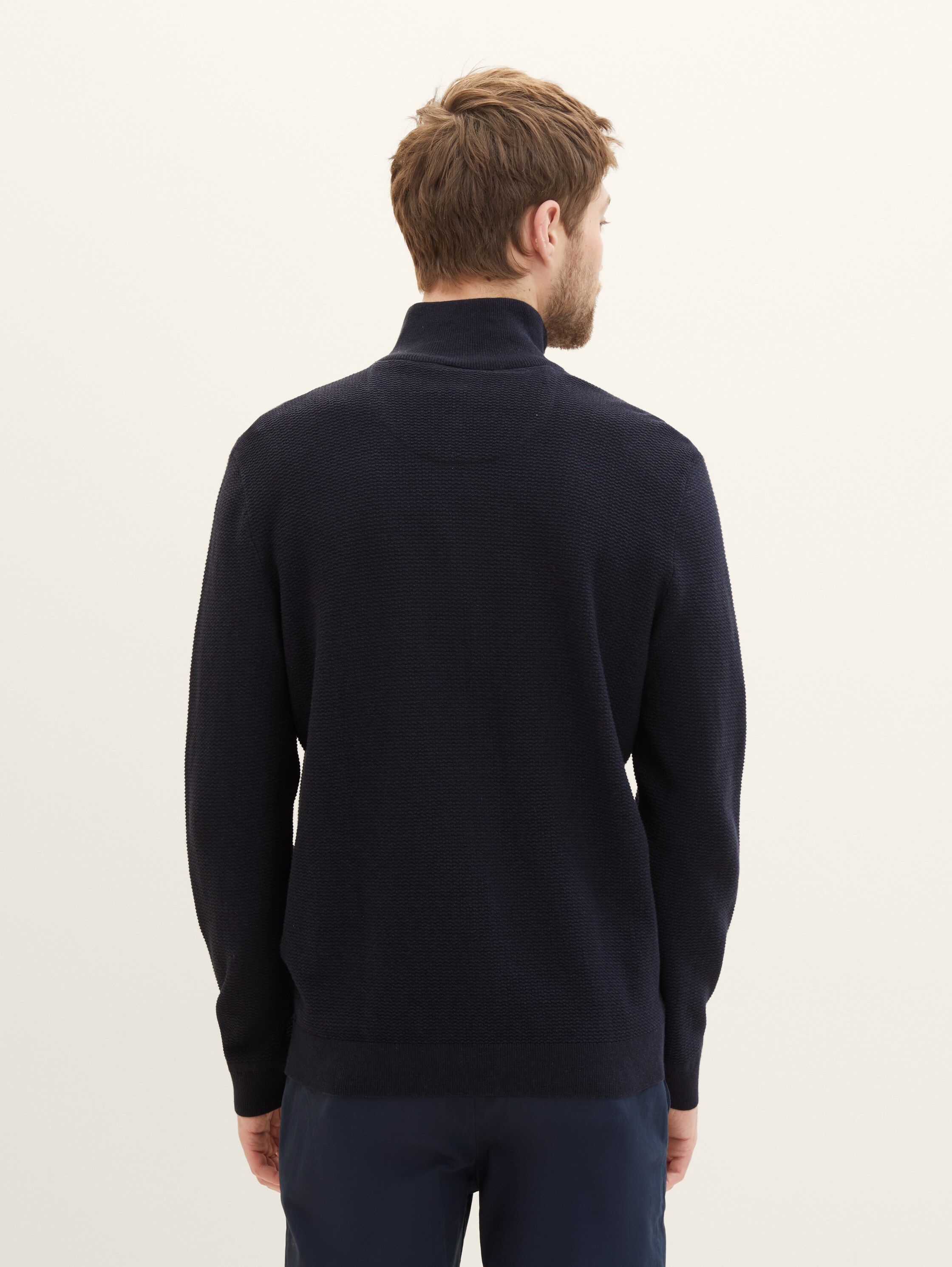 Cardigan basique - Knitted Navy Melange