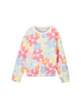 Ausgewählt, Cropped Sweatshirt mit Bio-Baumwolle von Tom Tailor, rosa