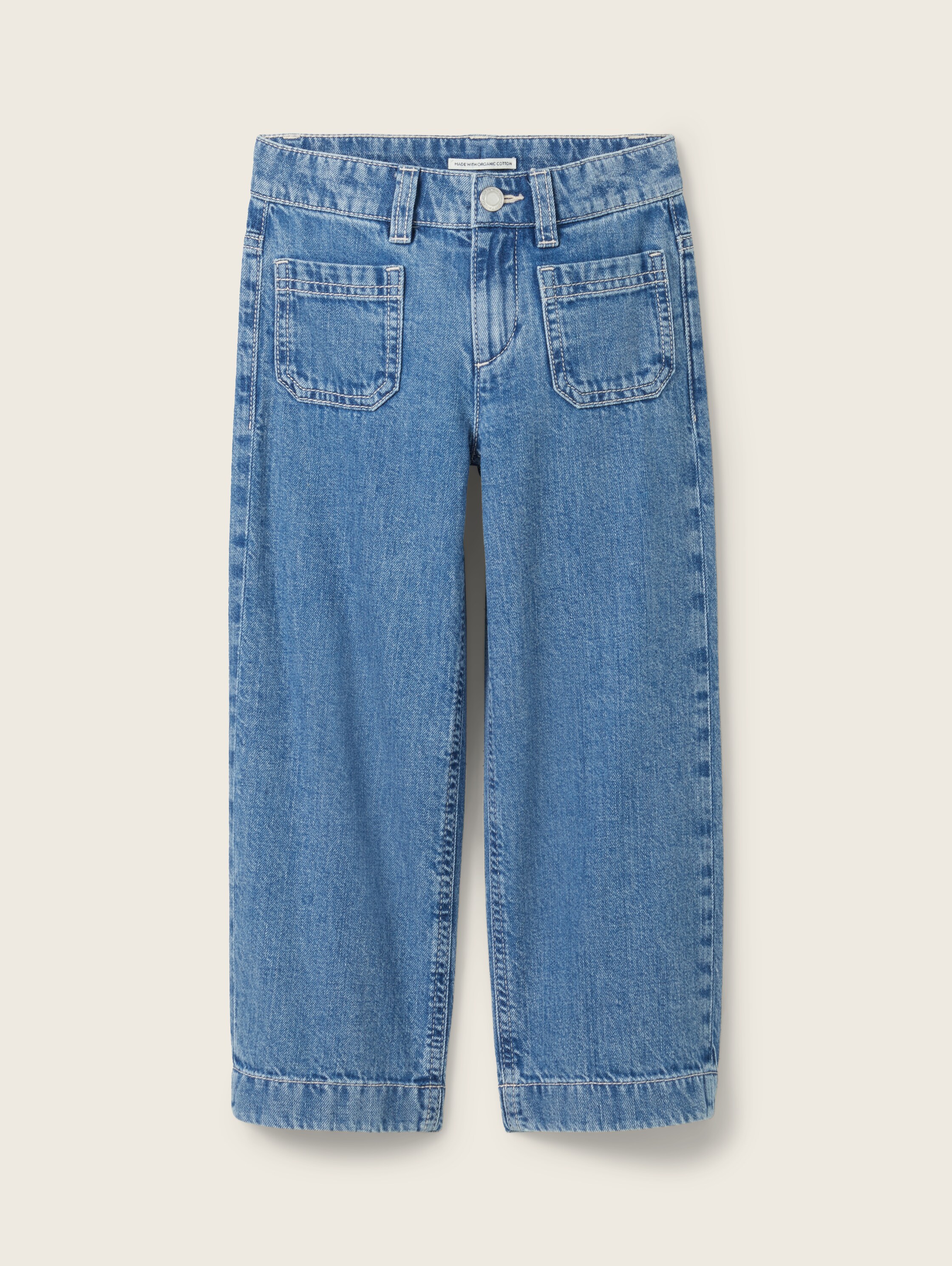 Wide Leg Jeans mit Bio-Baumwolle - 1