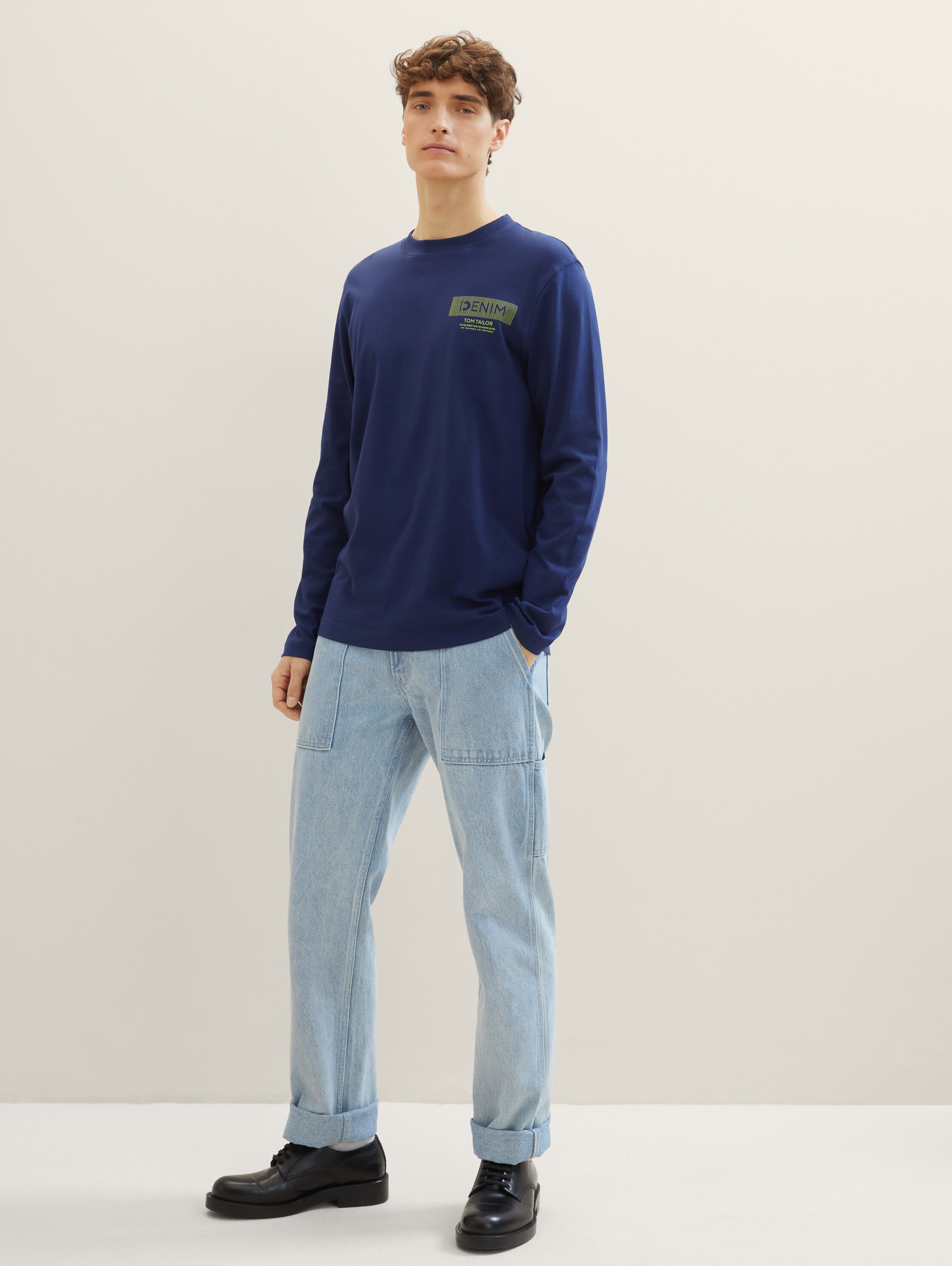 Langarmshirt mit Logo Print - 2