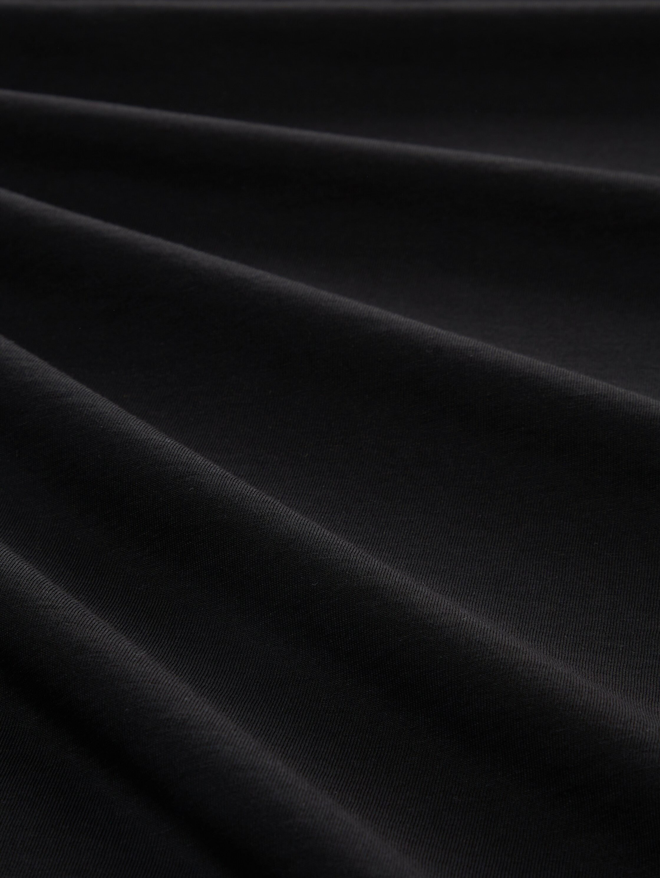 Basic T-Shirt - Black - Material-Ansicht