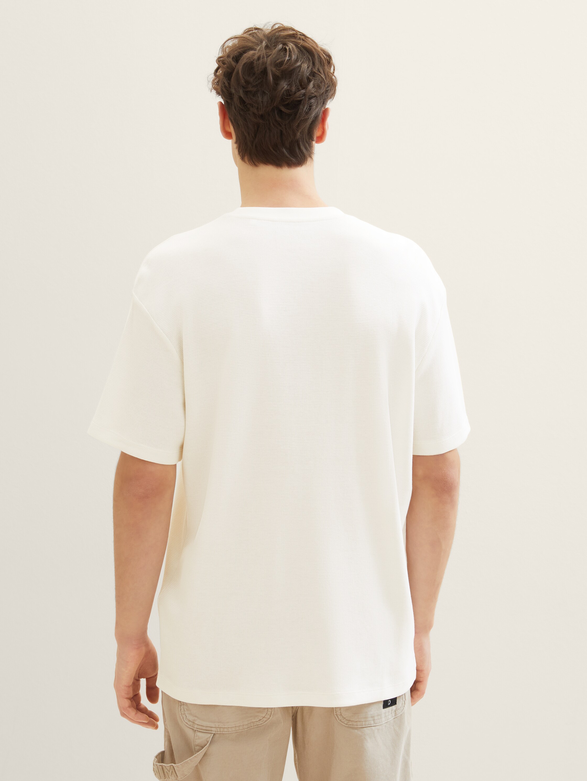 T-Shirt mit Waffelstruktur - 4