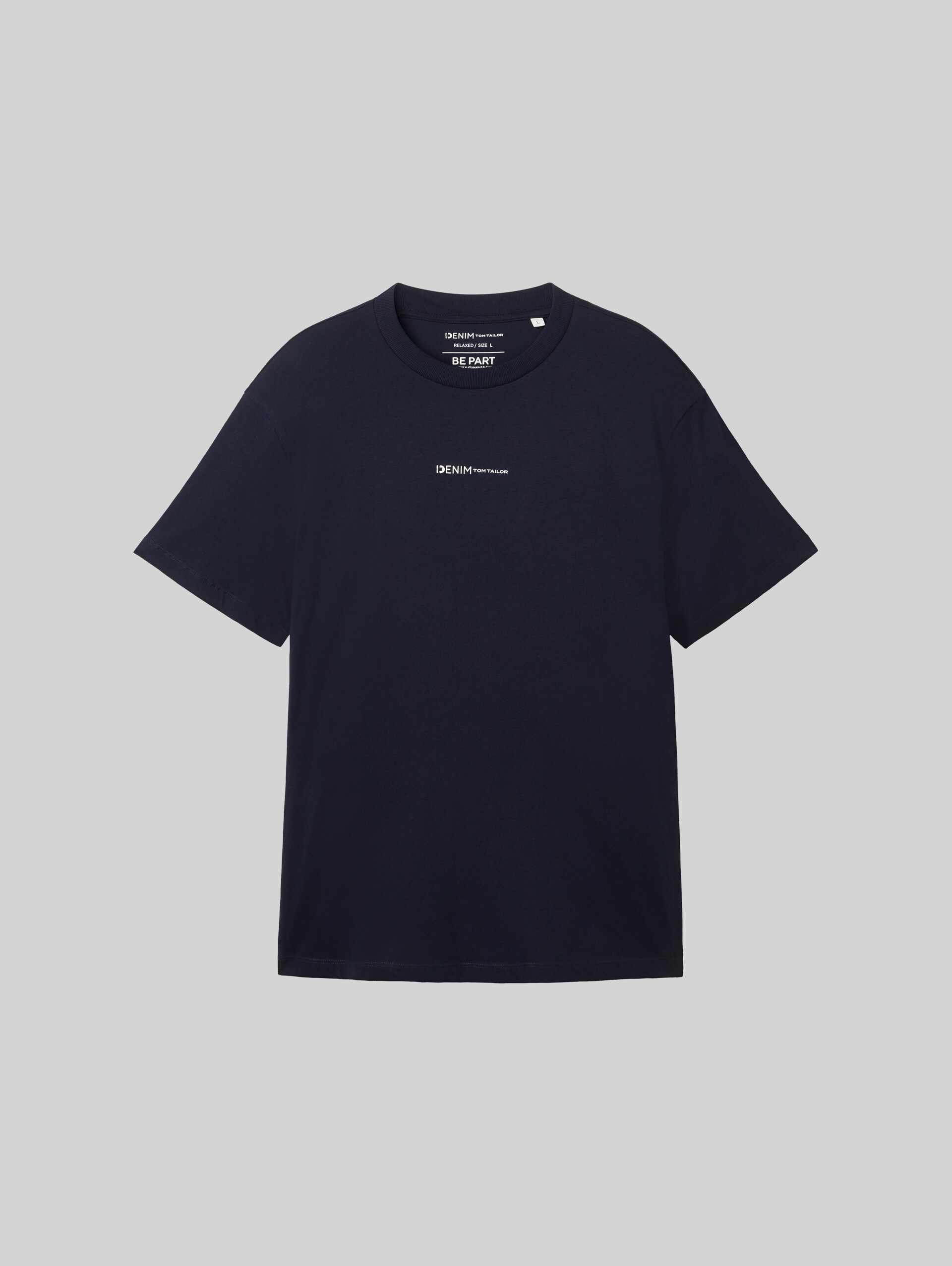 T-shirt comportant du coton bio - sky captain blue - Vue de face du produit