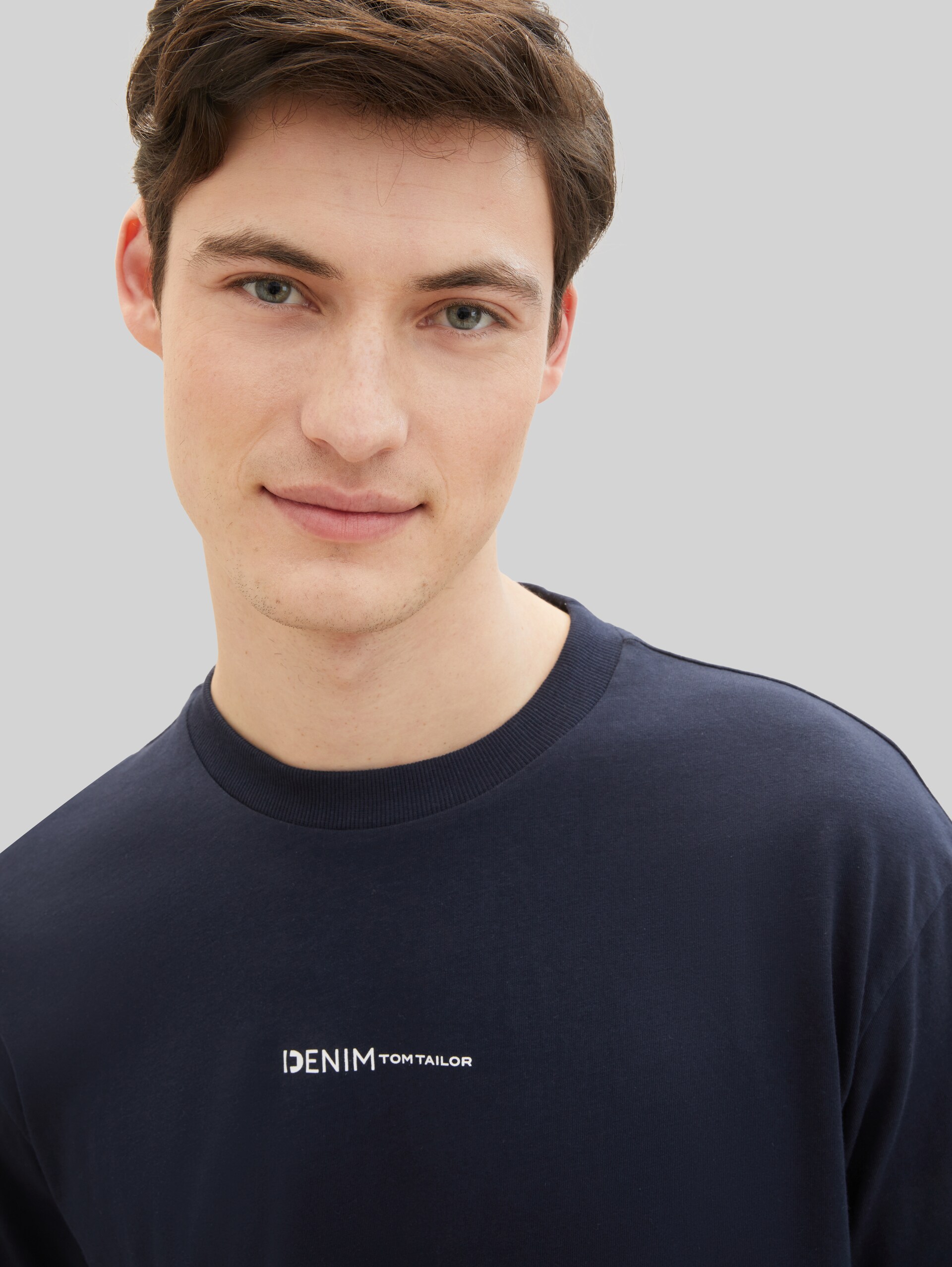 T-shirt comportant du coton bio - sky captain blue - Vue détaillée du modèle