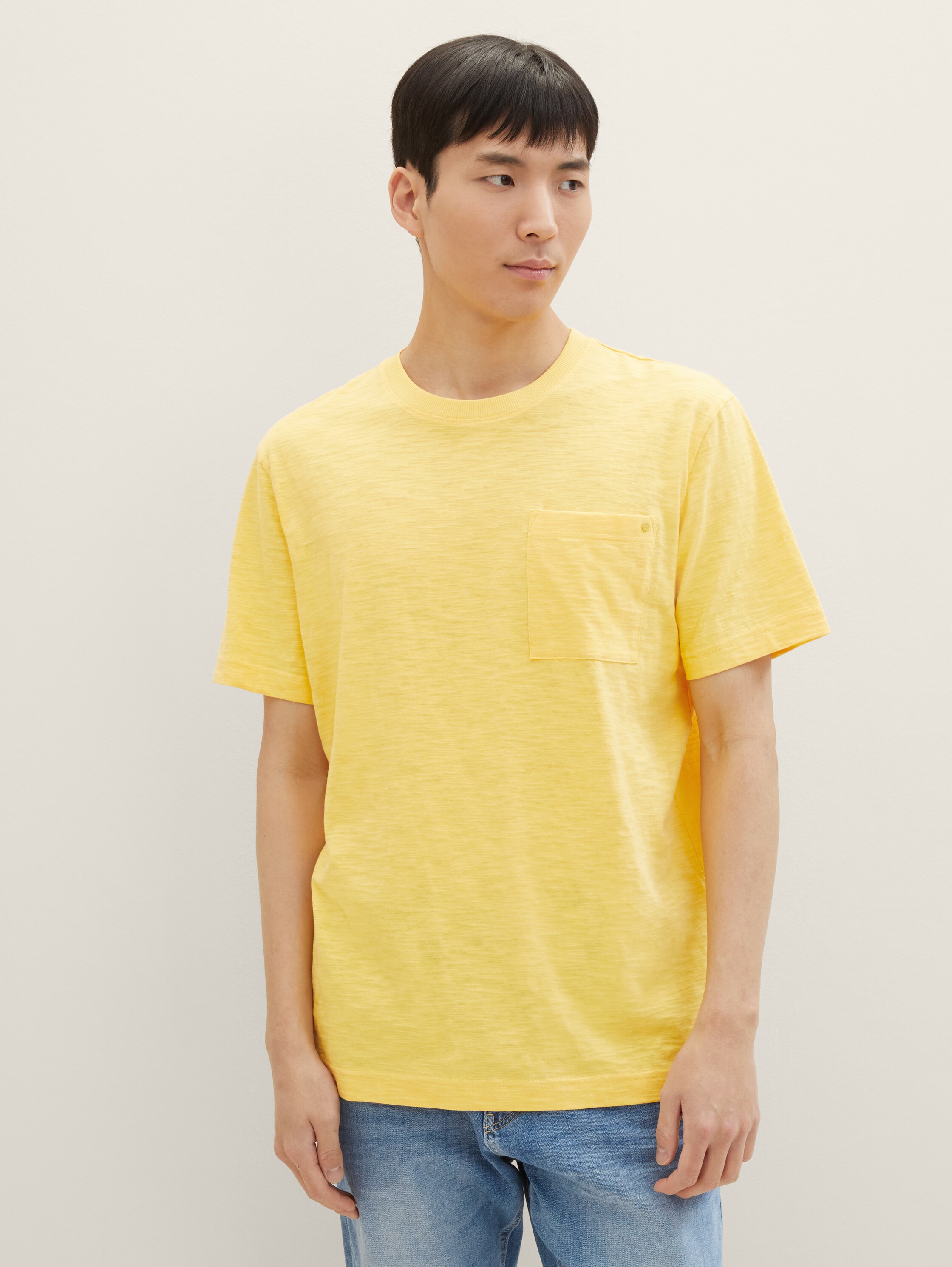 Basic T-Shirt in Melange Optik - 3