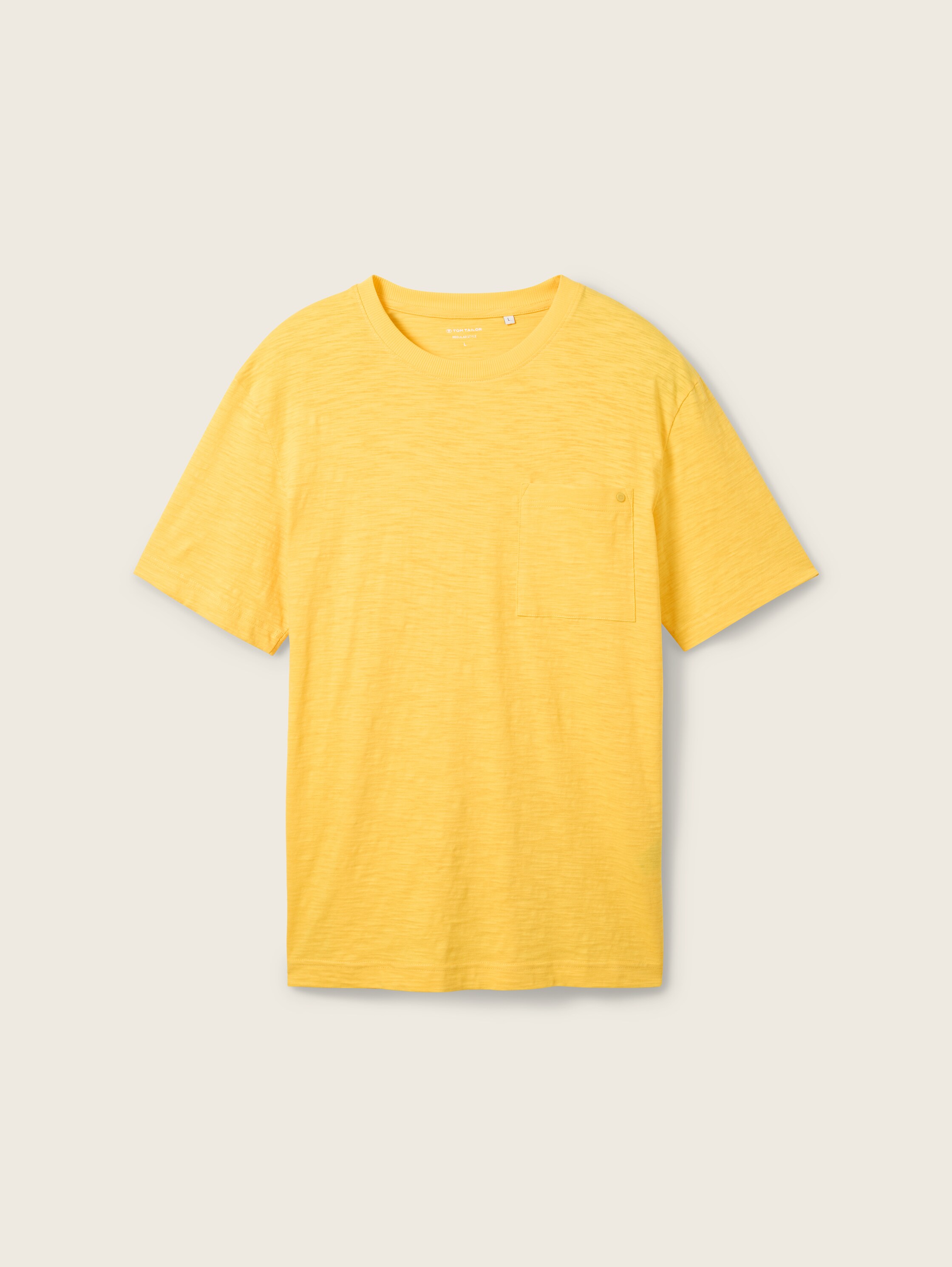 Basic T-Shirt in Melange Optik - 5