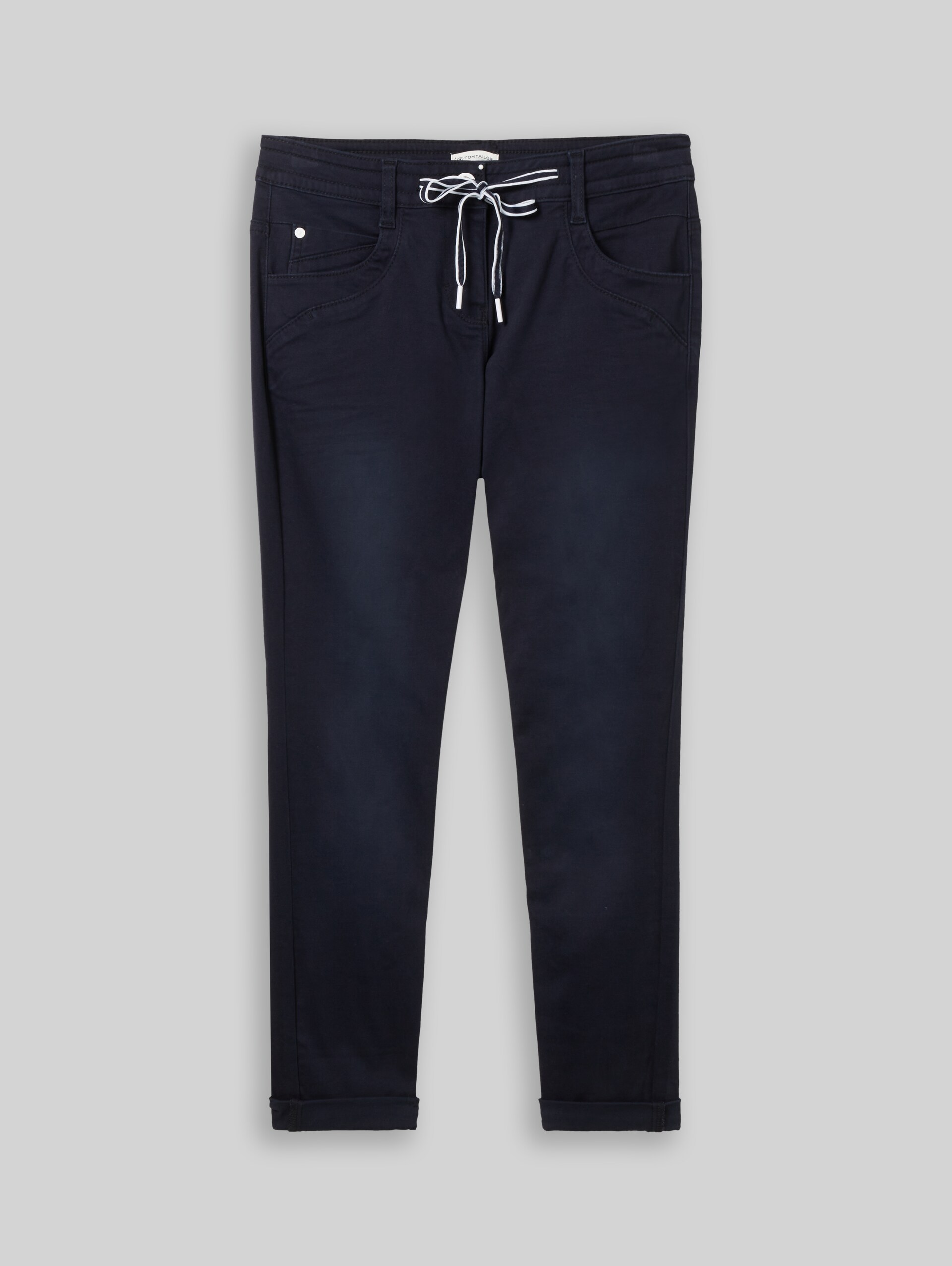 Tapered relaxed trousers - sky captain blue - Front product view