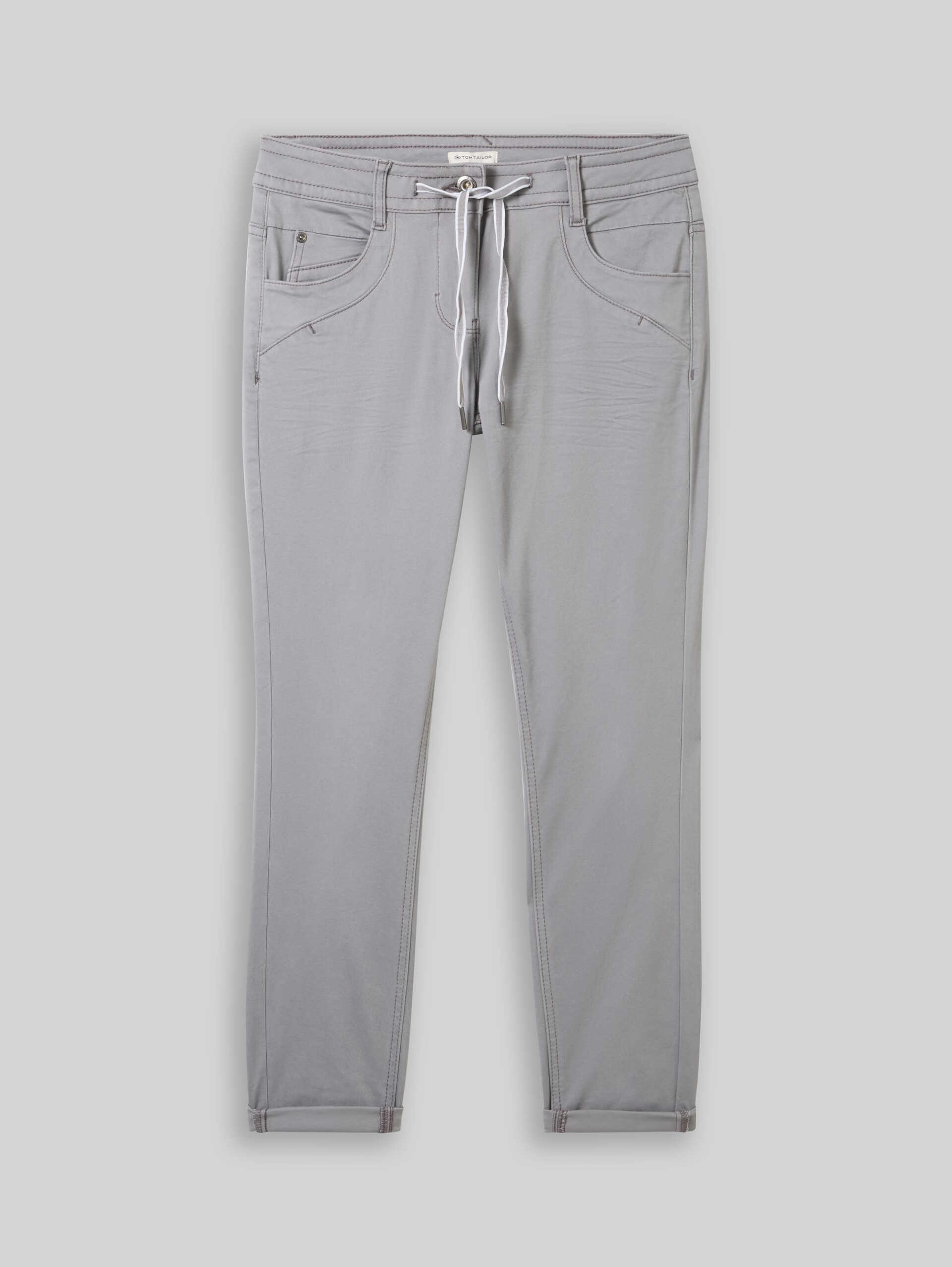 Tapered relaxed trousers - Explicit Grey - Front product view