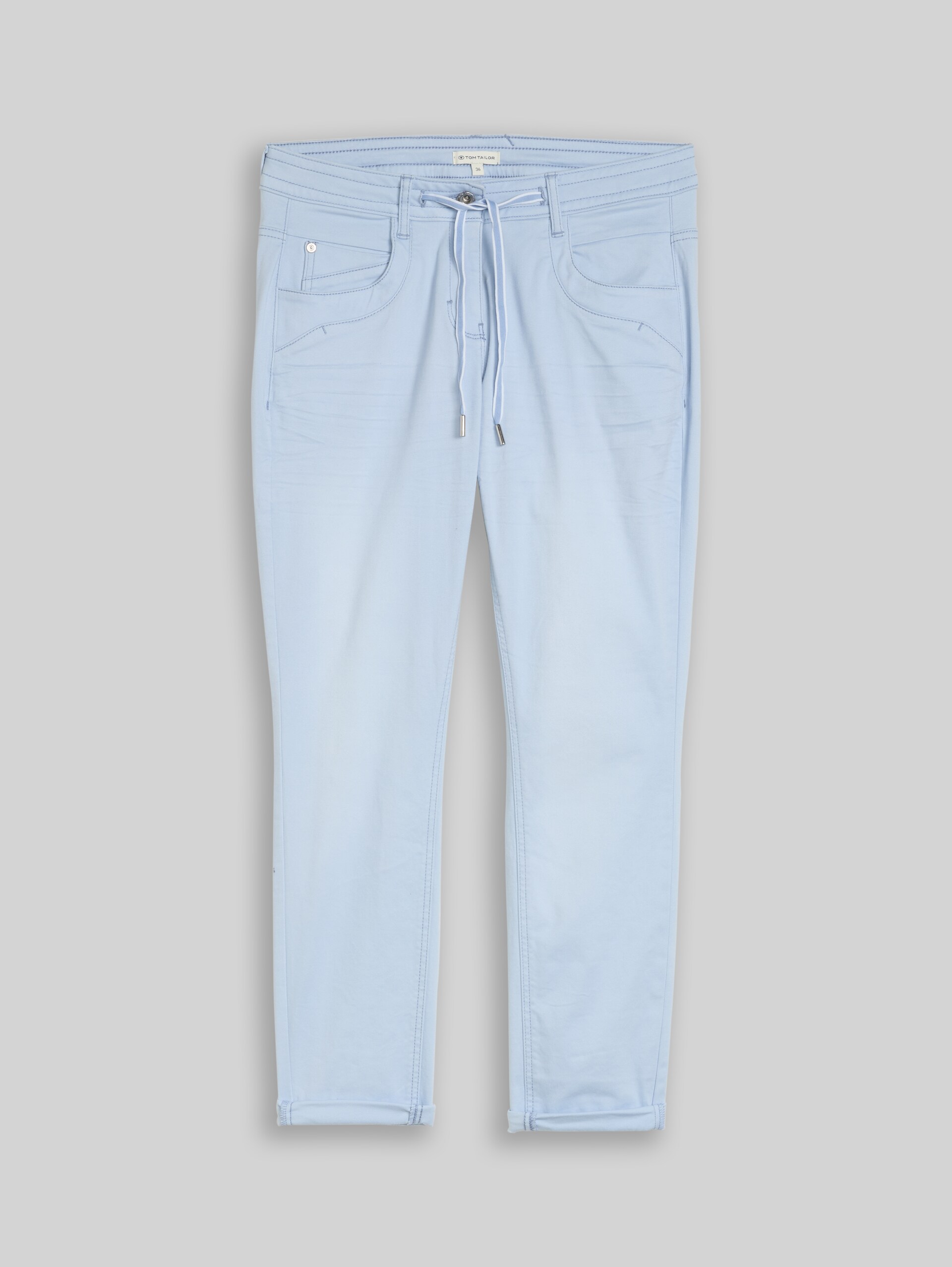Tapered relaxed trousers - Kentucky Blue - Front product view