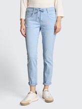 Pantalon fuselé décontracté - Kentucky Blue - Découpe Vue de face du modèle