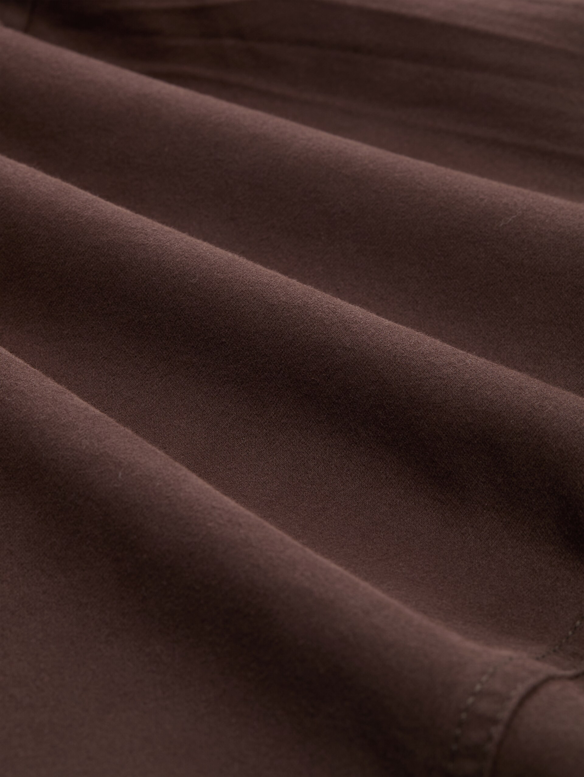 Tapered Relaxed Hose - java dark brown - Material-Ansicht