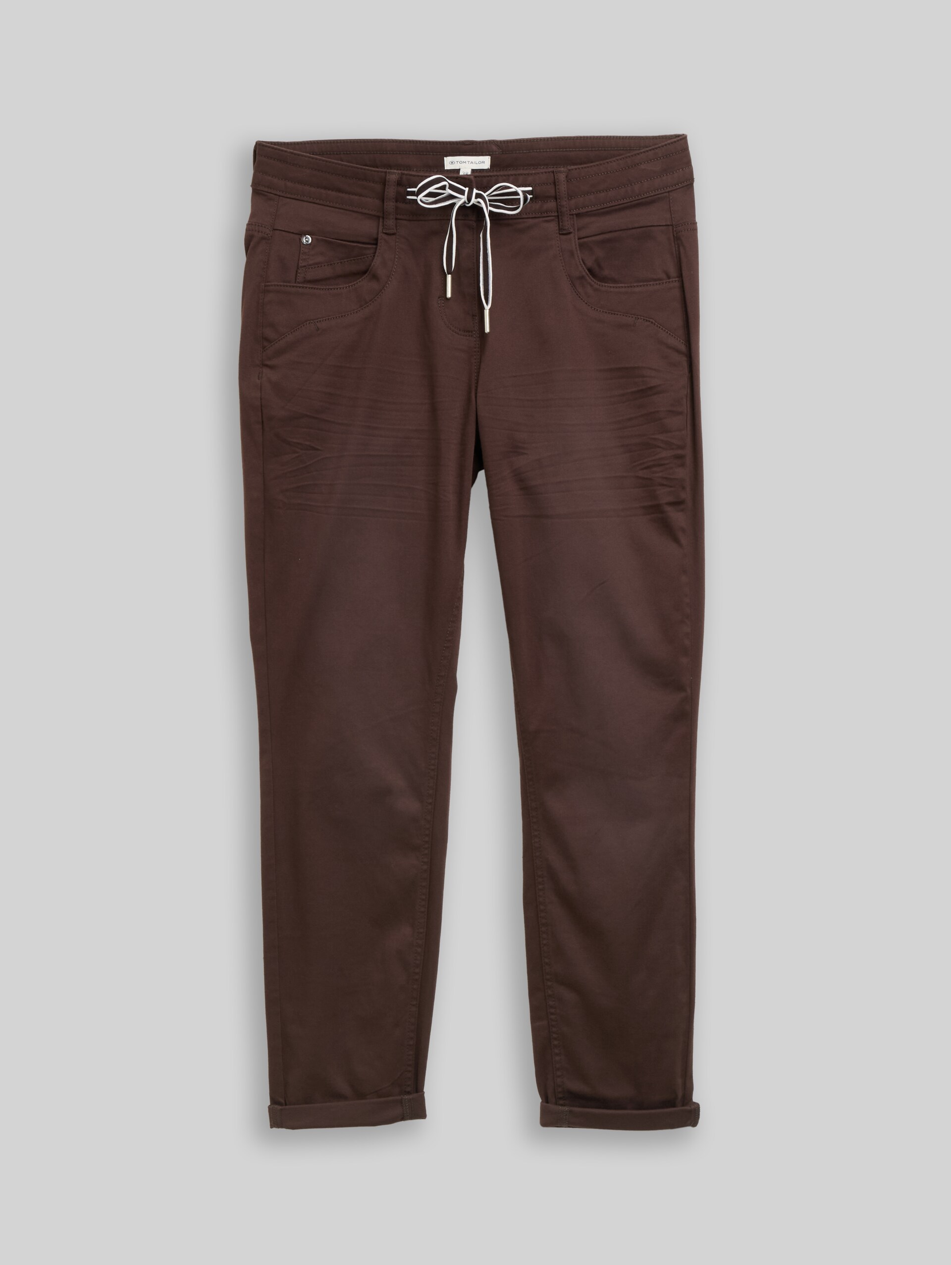 Tapered Relaxed Hose - java dark brown - Vorder-Produkt-Ansicht