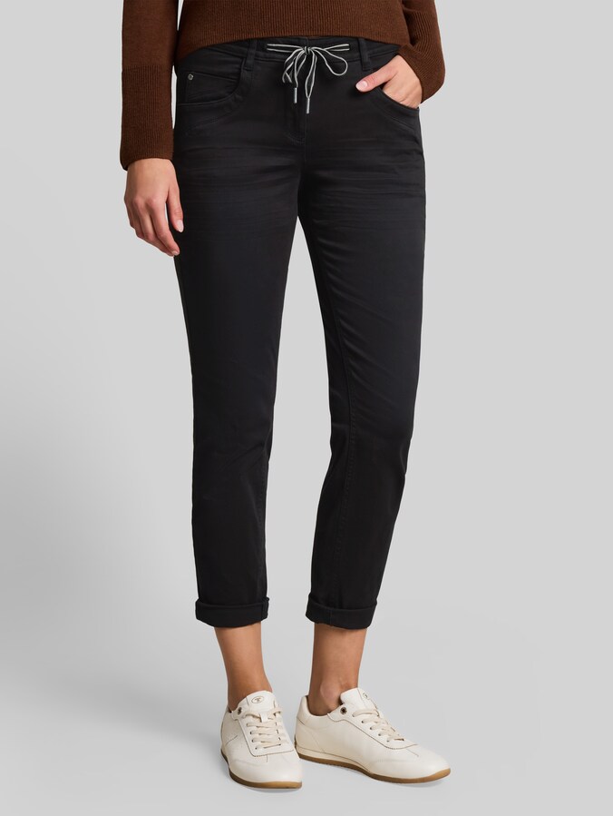 Tapered Relaxed Hose von Women, deep black