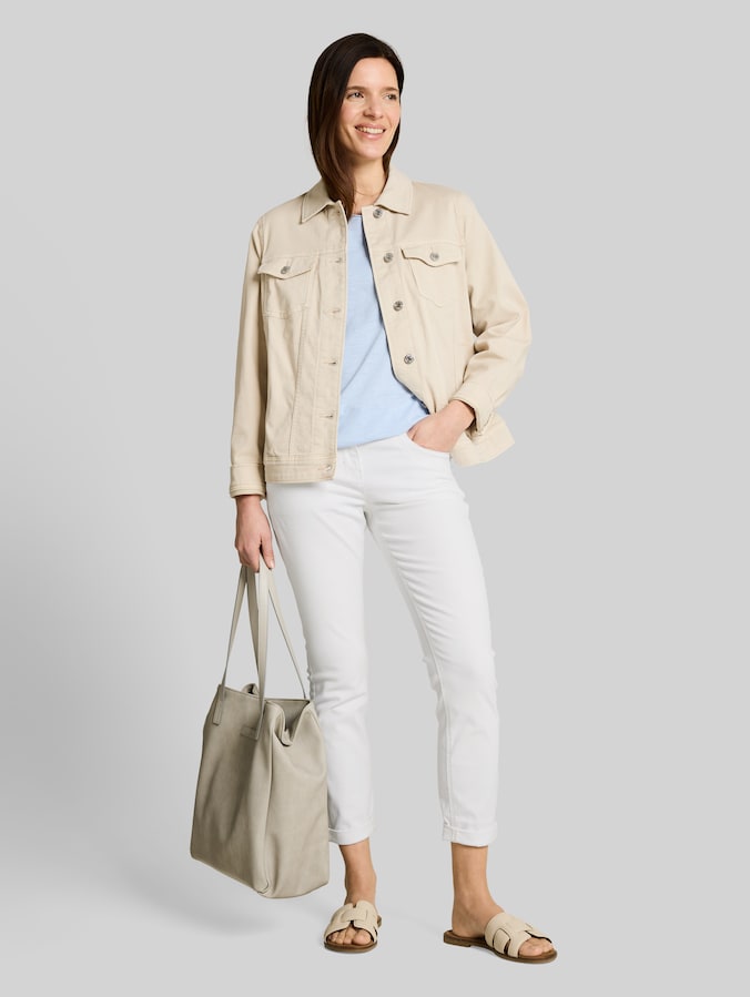 Tapered Relaxed Hose von Women, White