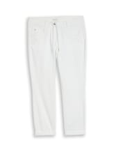 Niet geselecteerd, Tapered relaxed broek door Tom Tailor, wit