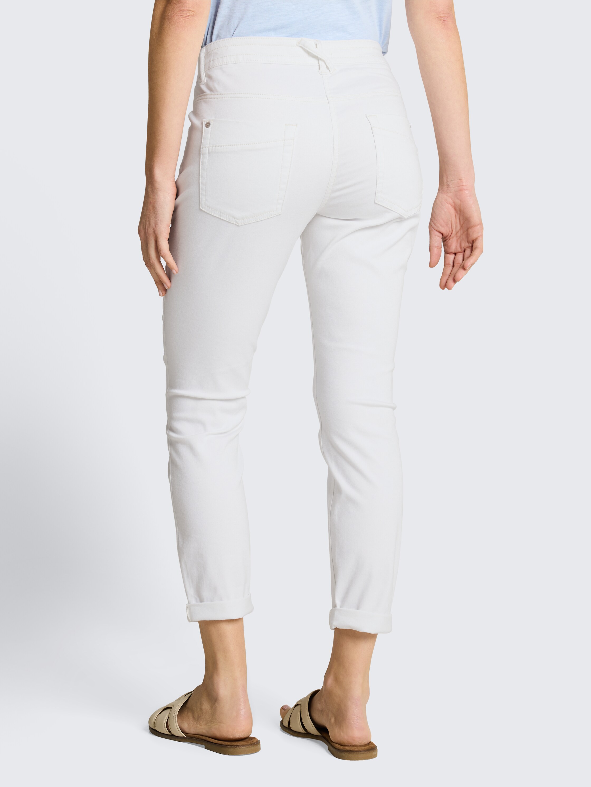 Tapered Relaxed Hose - white - 