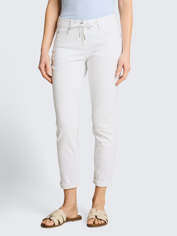 Tapered relaxed broek door Women, White