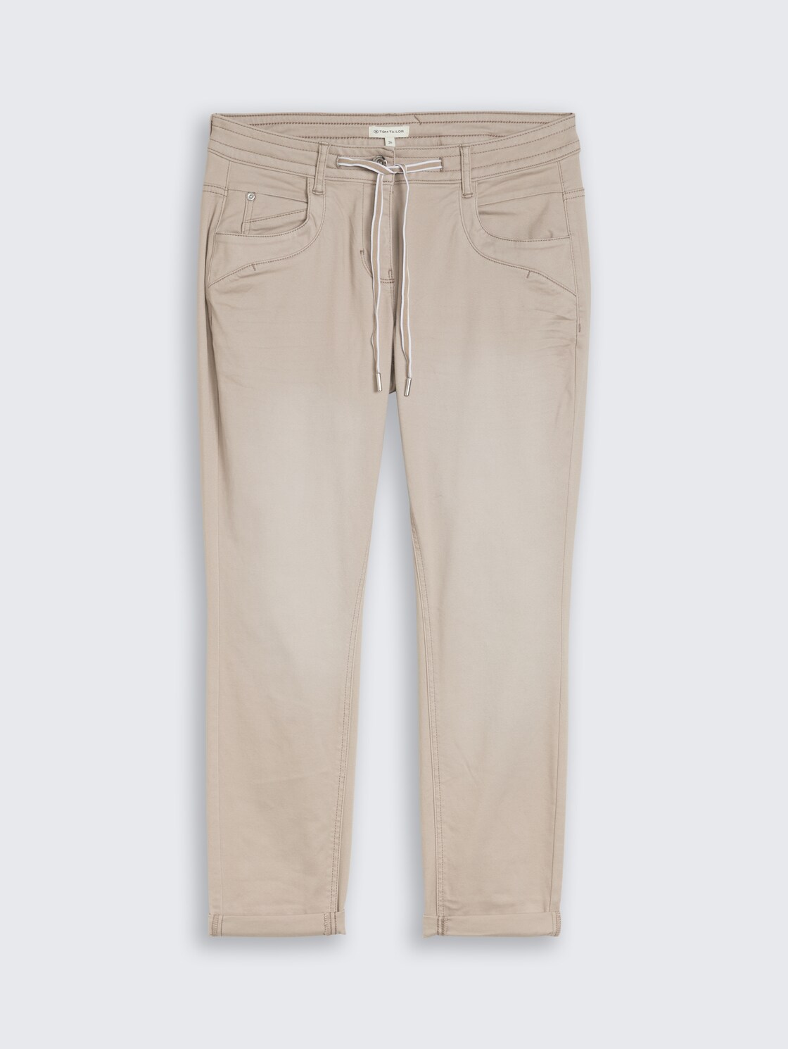 Tapered Relaxed Hose - soft taupe grey - Vorder-Produkt-Ansicht