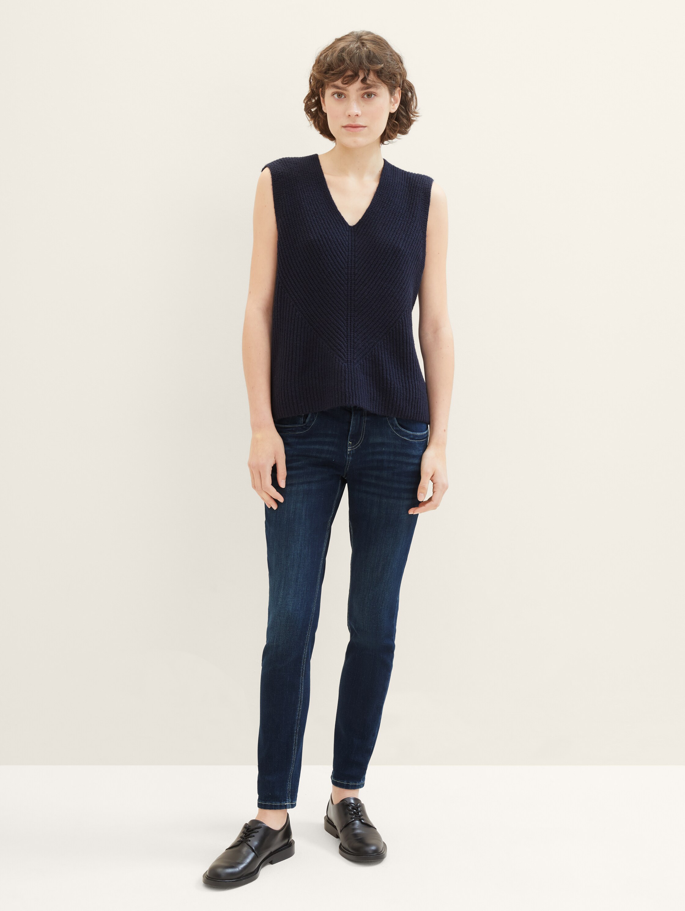 Jean TTTAPERED comportant du coton recyclé - bleu - 