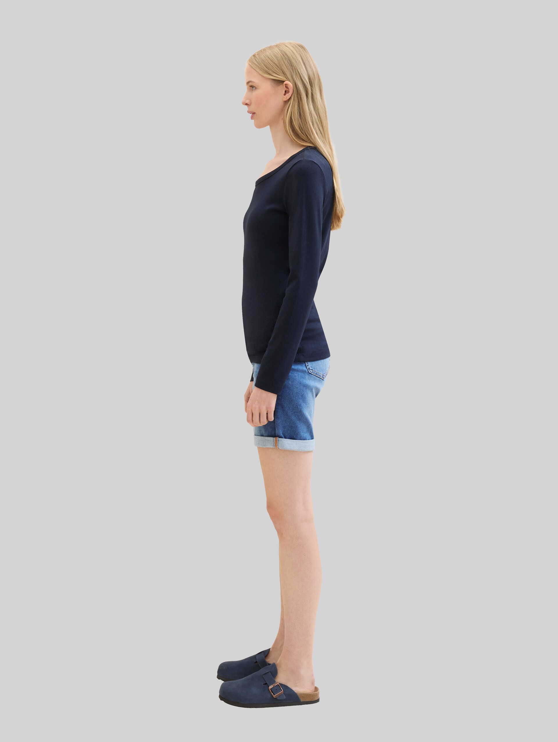 TTALEXA Jeans Bermuda - light stone wash denim