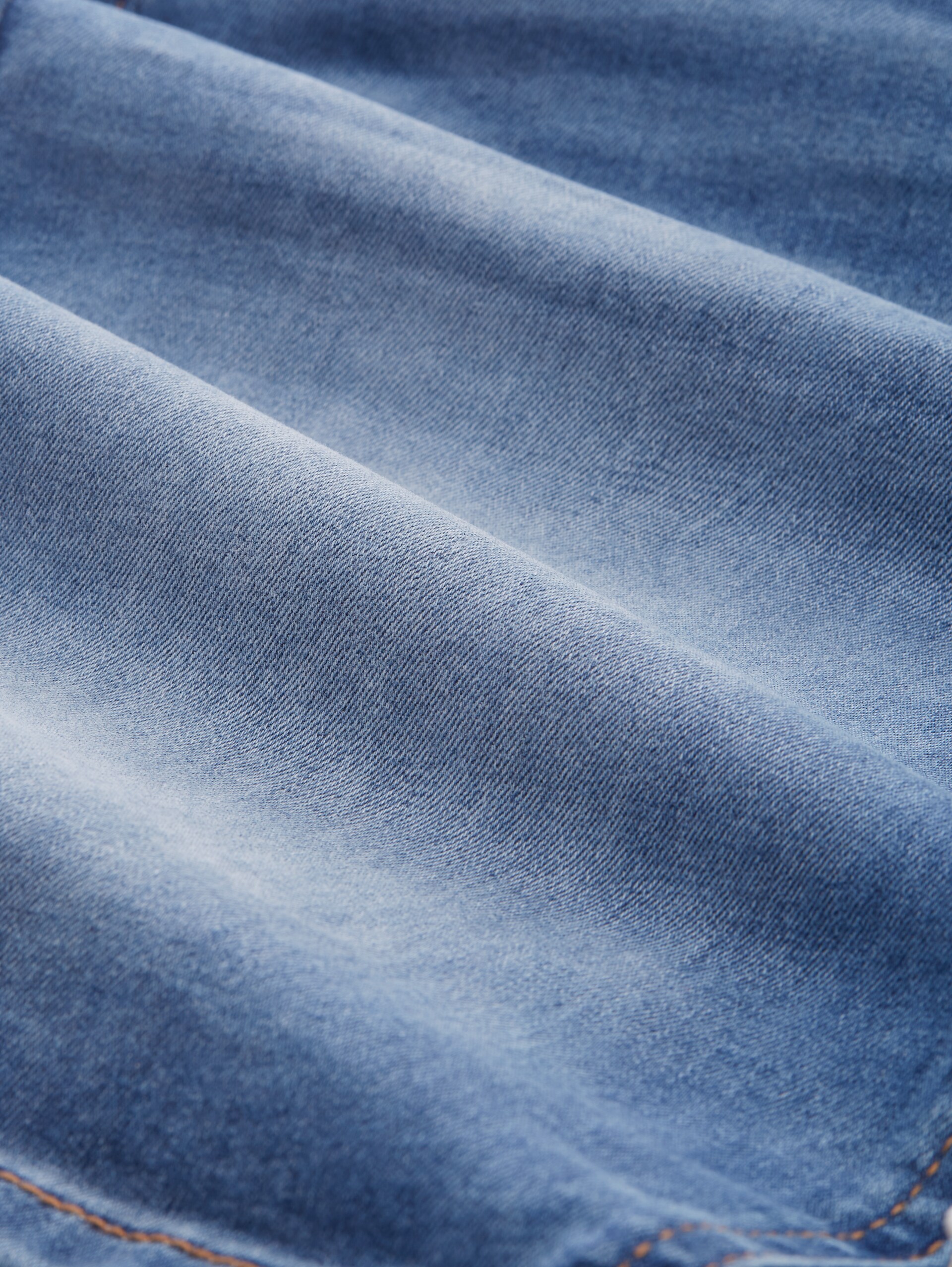 TTALEXA Jeans Bermuda - light stone wash denim - Material-Ansicht