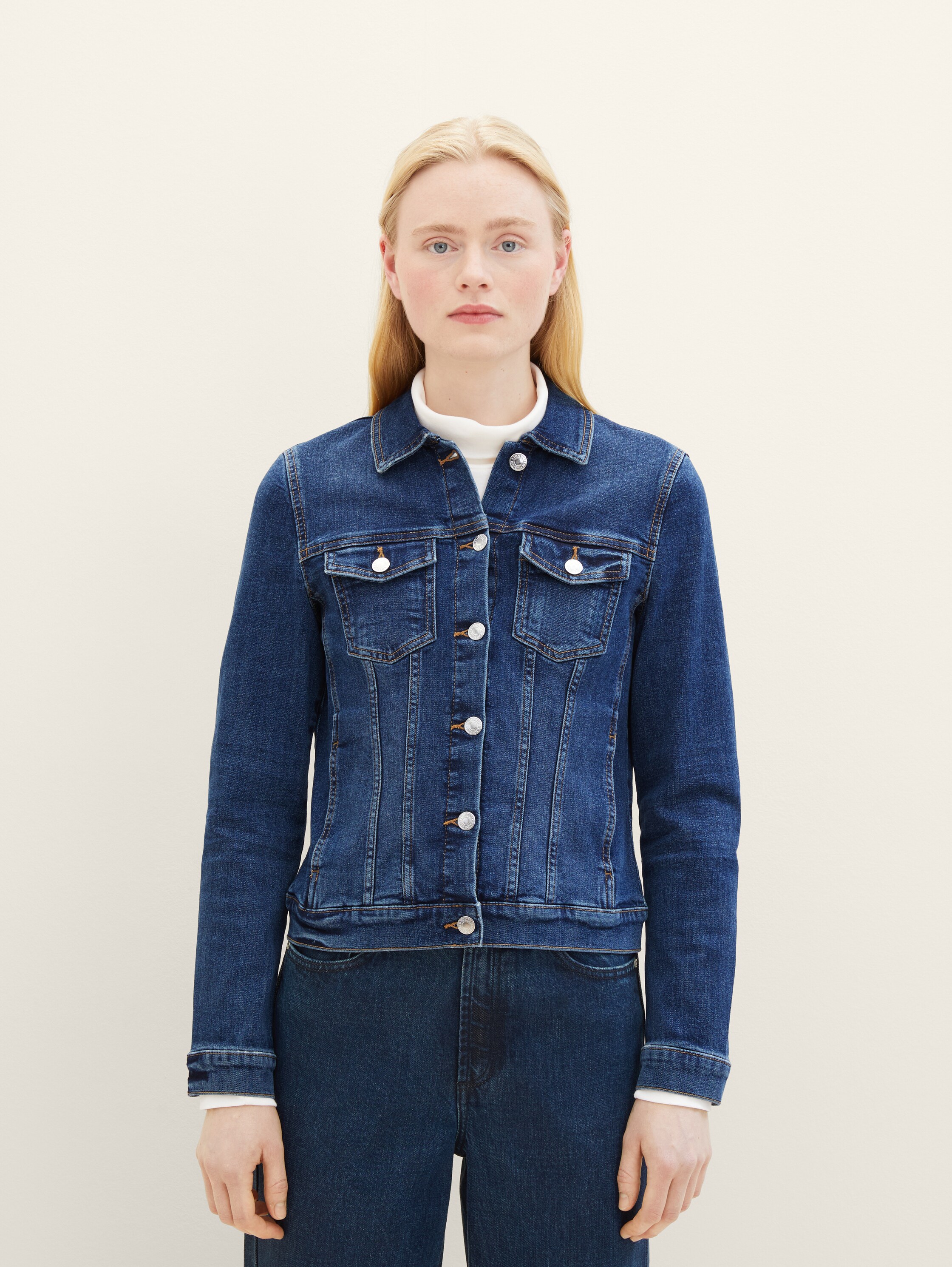 Jeansjacke mit Bio-Baumwolle - 3