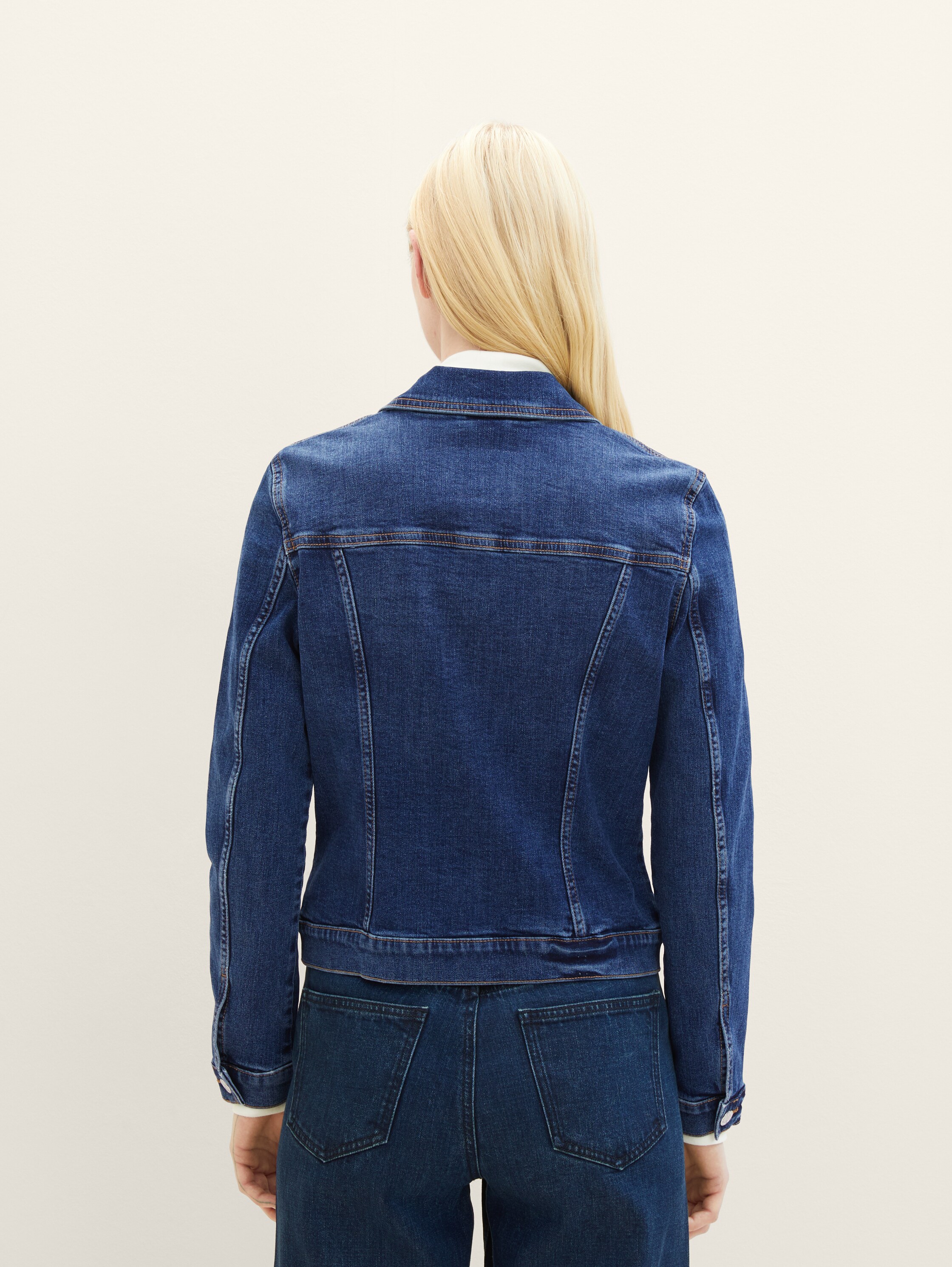 Jeansjacke mit Bio-Baumwolle - 4