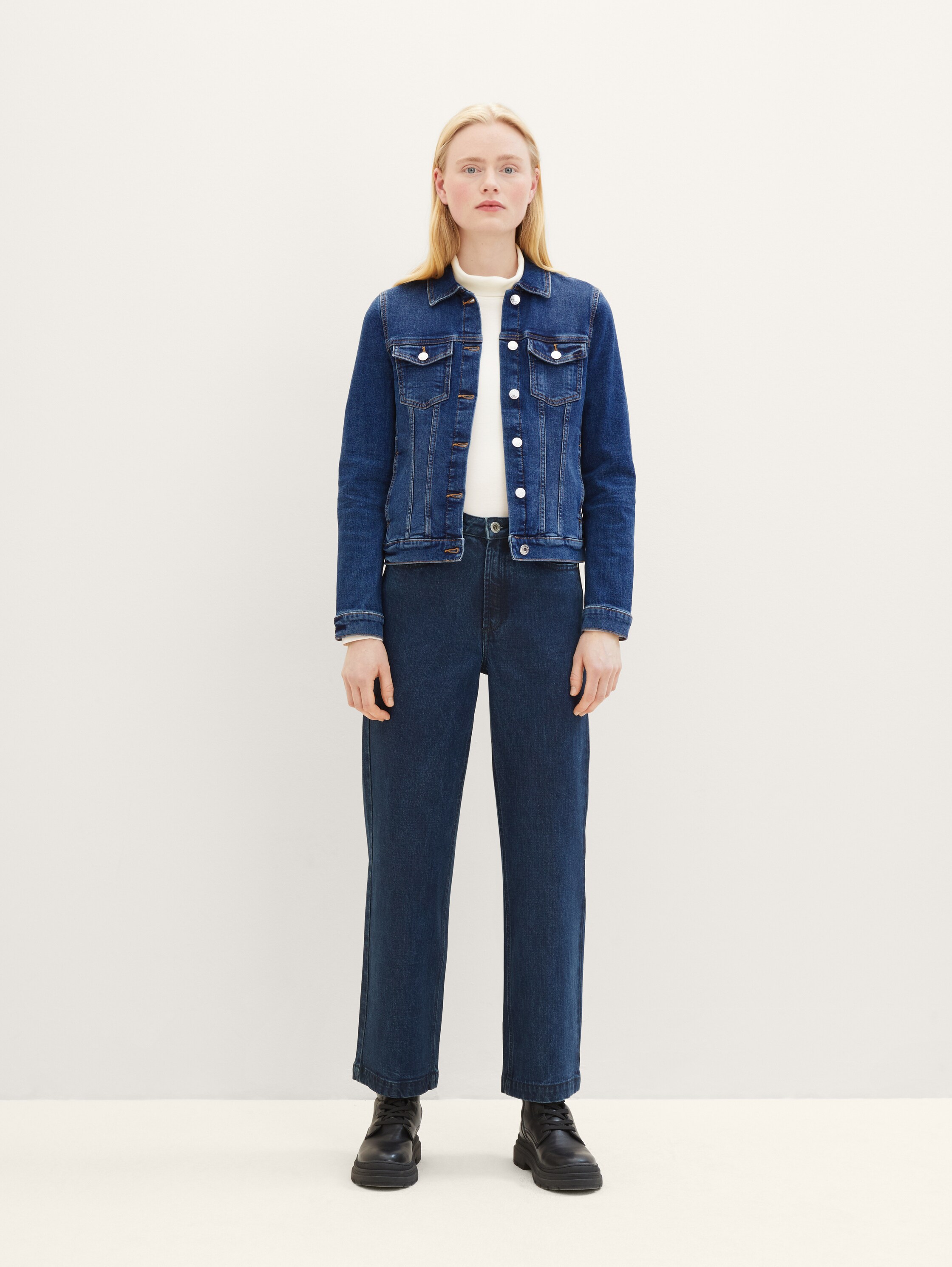 Jeansjacke mit Bio-Baumwolle - 2