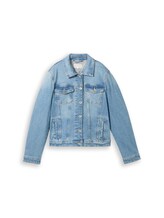 Ausgewählt, Jeansjacke mit recycelter Baumwolle von Tom Tailor, blau