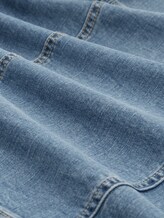 Veste en jean comportant du coton recyclé - Light Stone Blue Denim - Vue détaillée du produit