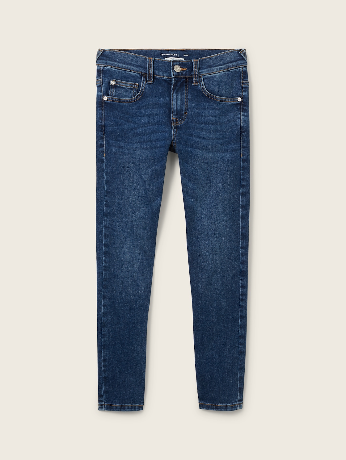TTRYAN Jeans mit Stretch - Stone Blue Denim - Vorder-Produkt-Ansicht