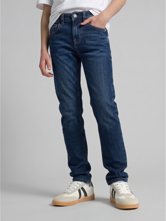 RYAN SKINNY-jeans door Teen Boys, Stone Blue Denim