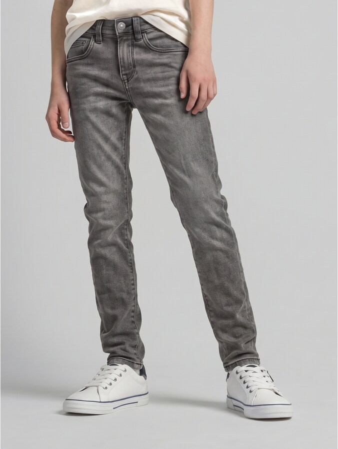 RYAN SKINNY Jeans mit Stretch von Teen Boys, grey denim