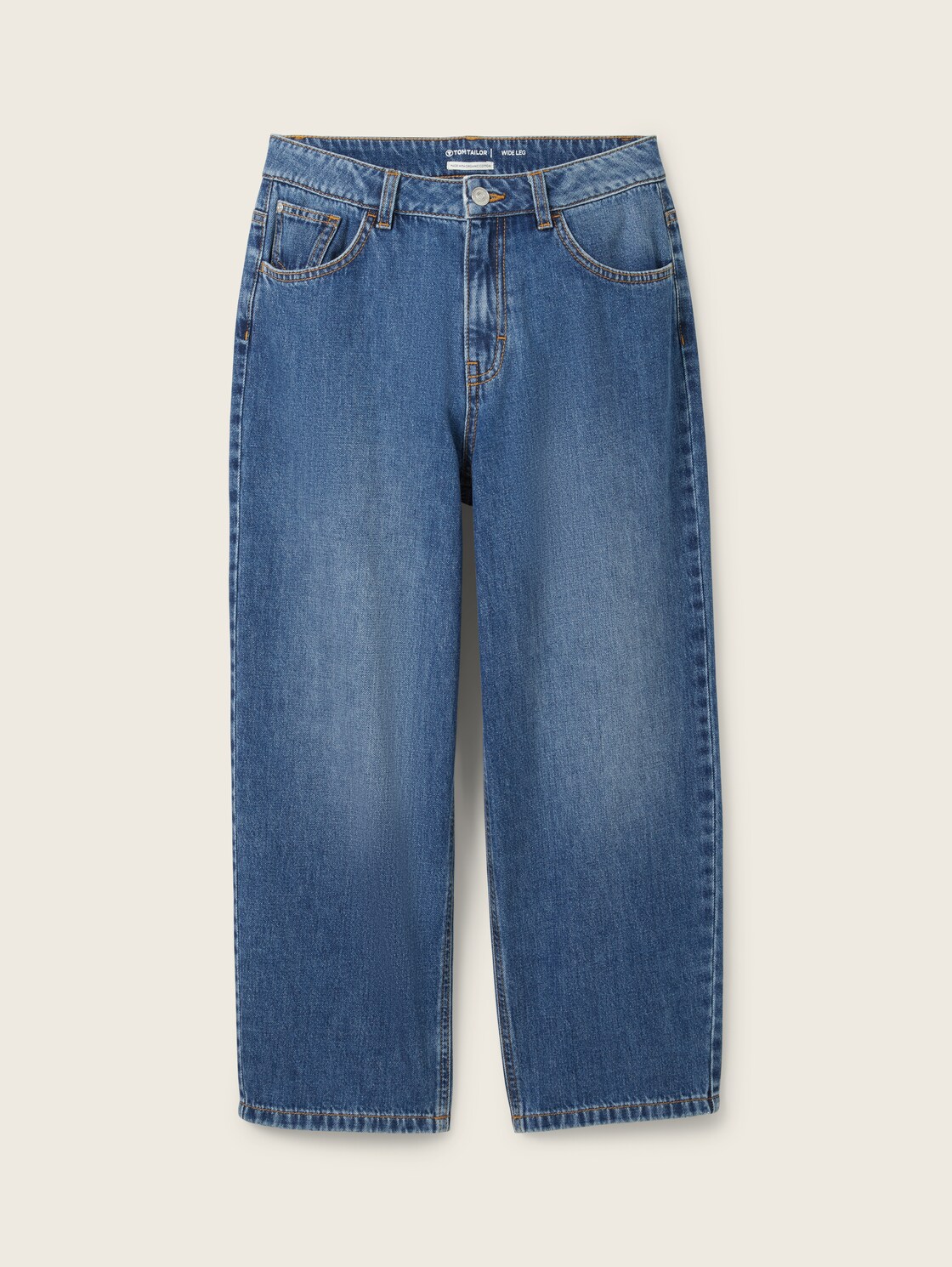 Baggy Jeans - Blue Denim - Vorder-Produkt-Ansicht