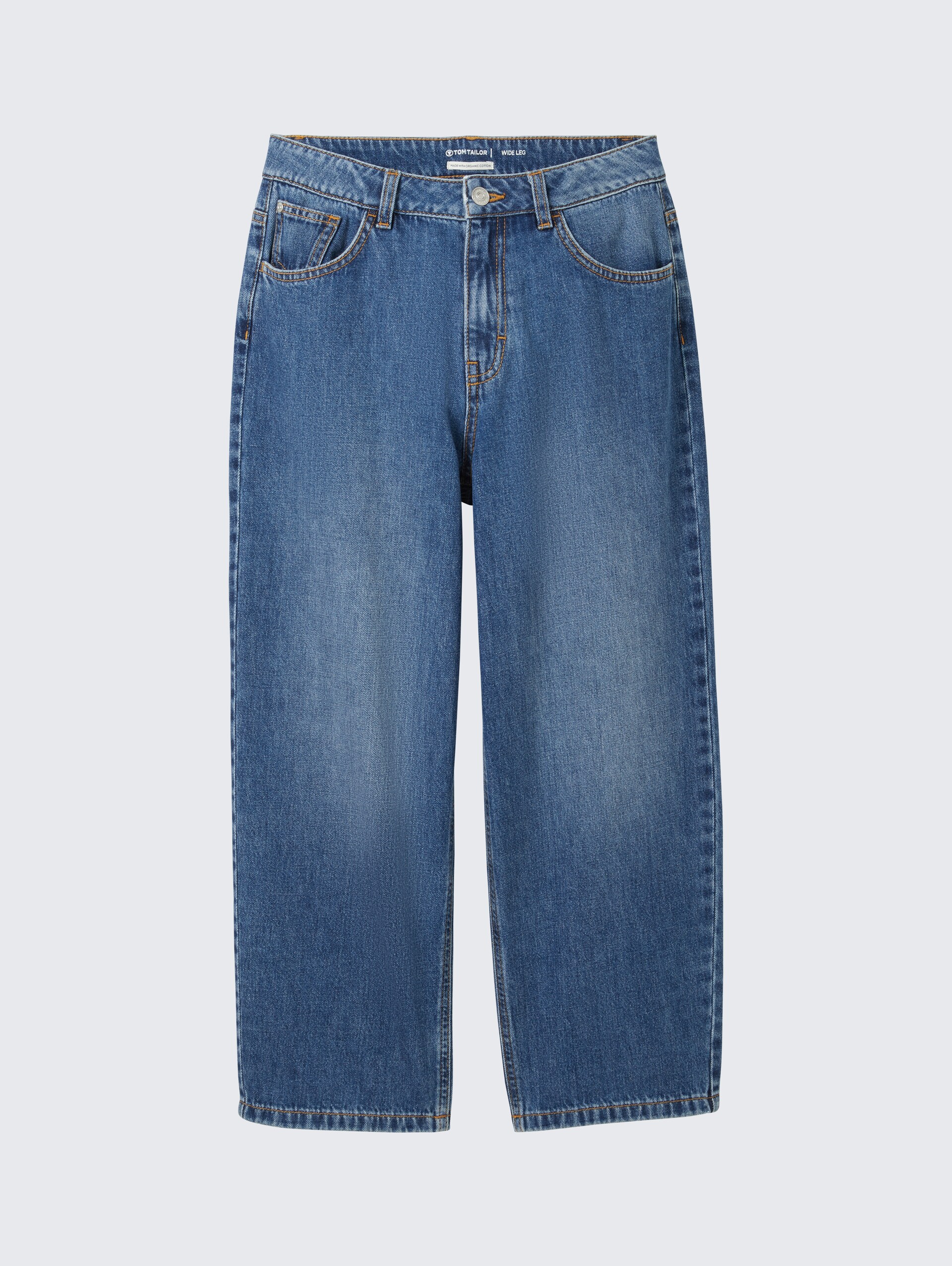 Baggy Jeans - Blue Denim - Vorder-Produkt-Ansicht